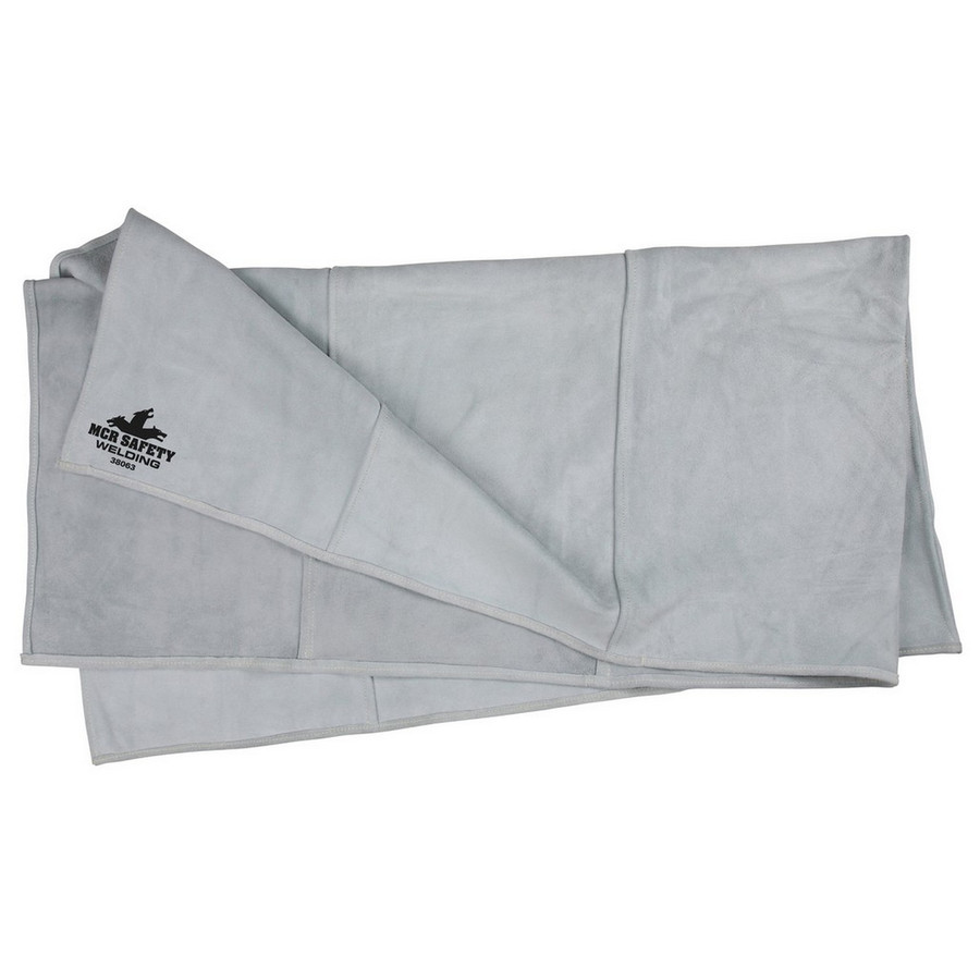 MCR Safety 38063 Leather Welding Blanket, 6' x 3', Heavy Duty Cowhide Leather
