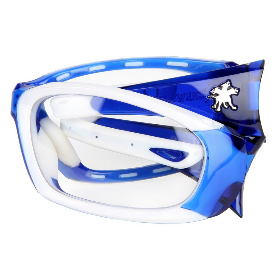 MCR Safety FF320AF ForceFlex 3 Blue/White Frame Clear AF