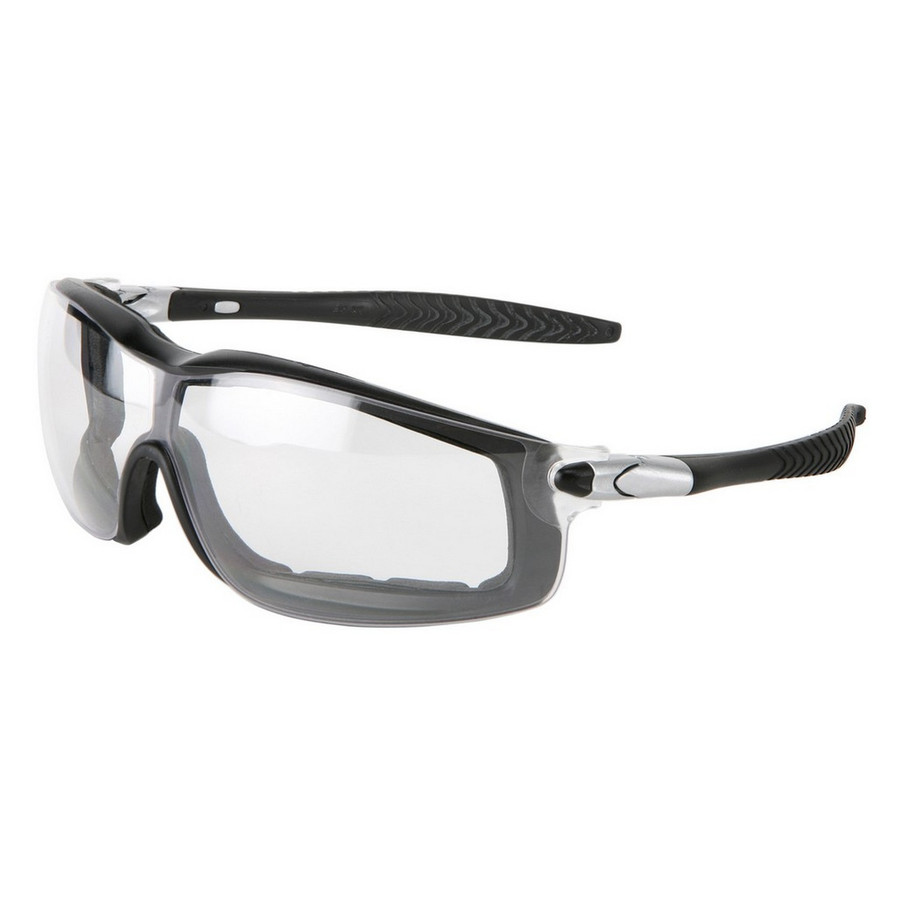 MCR Safety RT110AF Rattler Black Frame Clear AF Lens