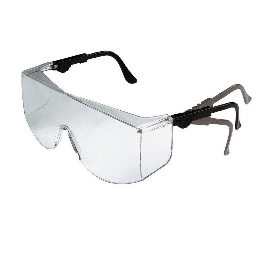 MCR Safety TC110XL Tacoma XL Black Temples Clear Lens