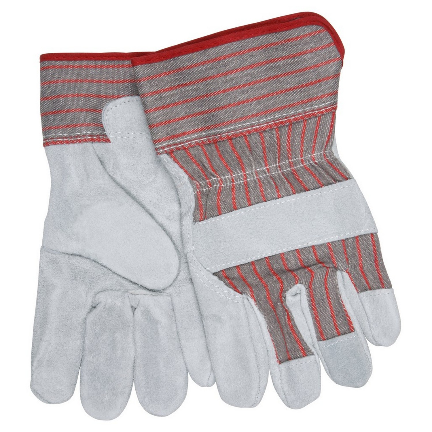 MCR Safety 1270B Leather palm, B Grade shoulder leather, 2.5" plasticized safety cuff