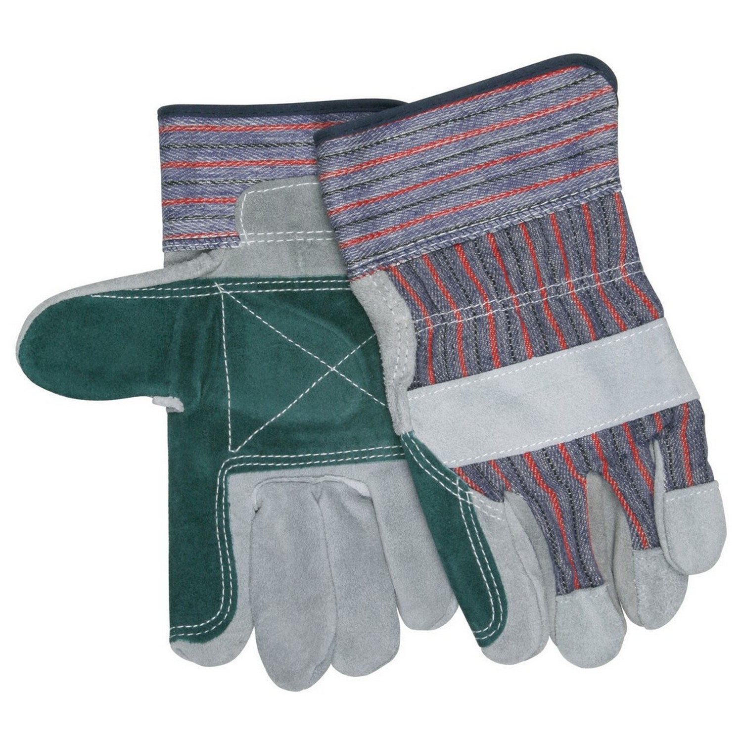 MCR Safety 1311JL Select split jointed double leather palm, 2.5" rubberized safety cuff