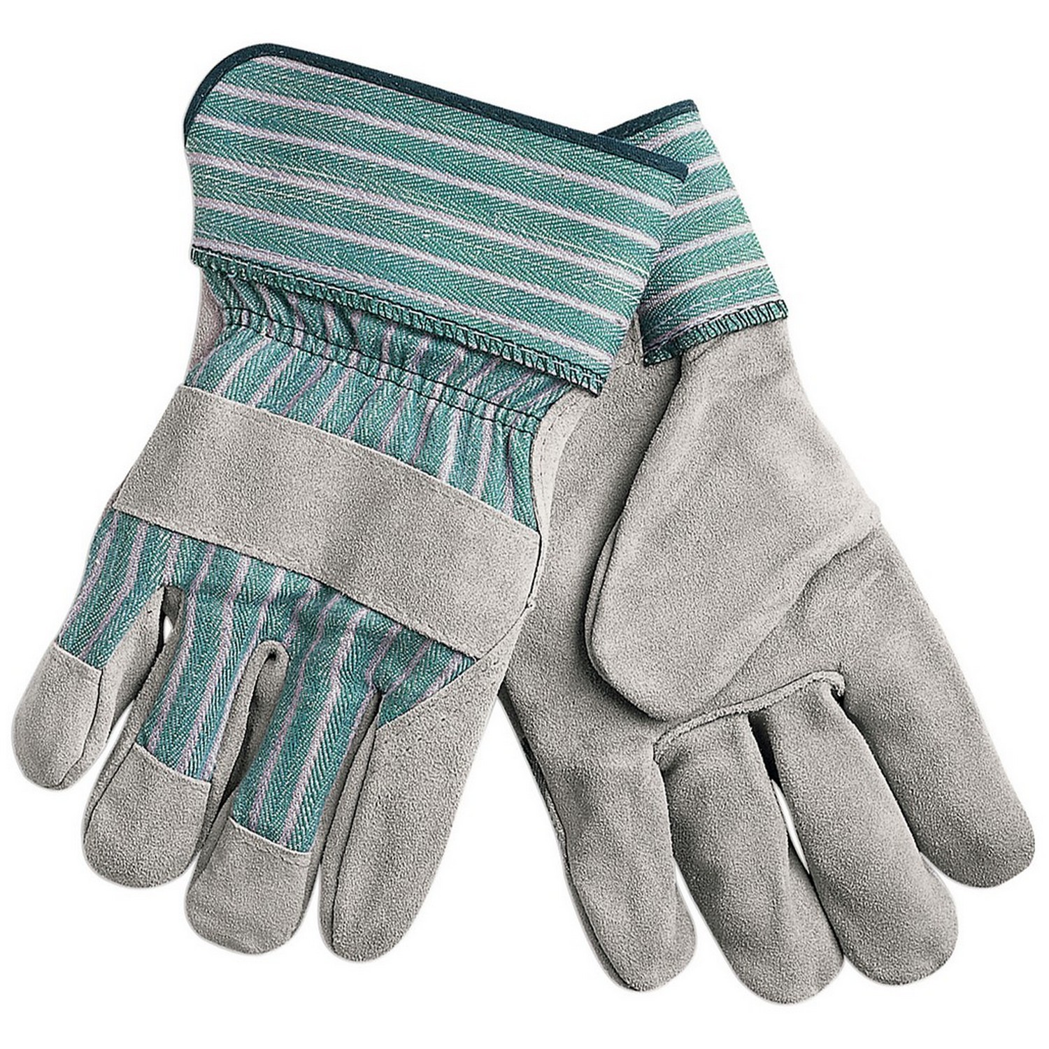 MCR Safety 1350 Leather Palm, C Grade Shoulder Leather, 2 1/2" Rubberized Cuff