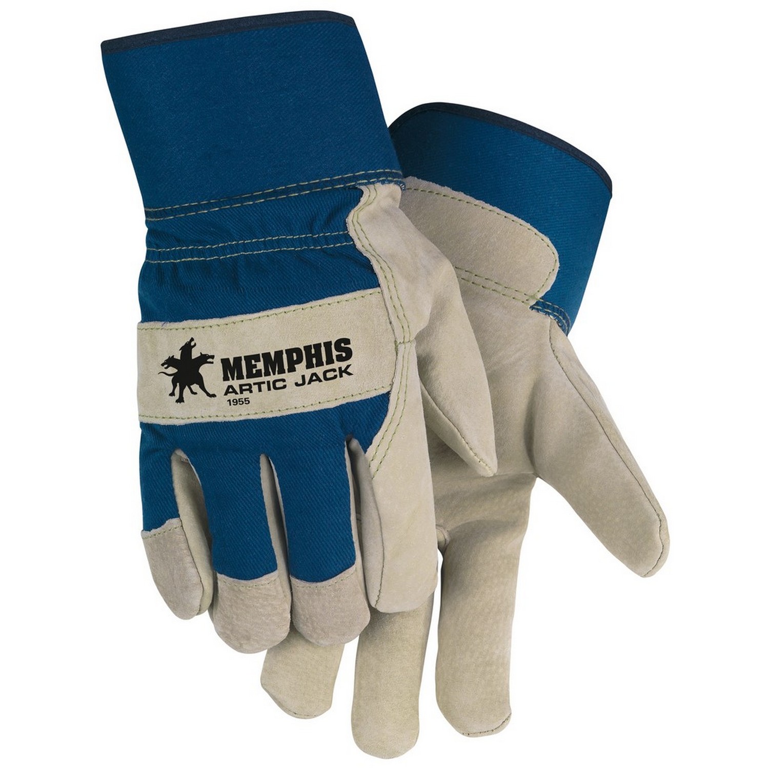 MCR Safety 1955S Artic Jack, Premium Split Pigskin Leather Palm,Thermosock Lined, 2.5" Safety Cuff