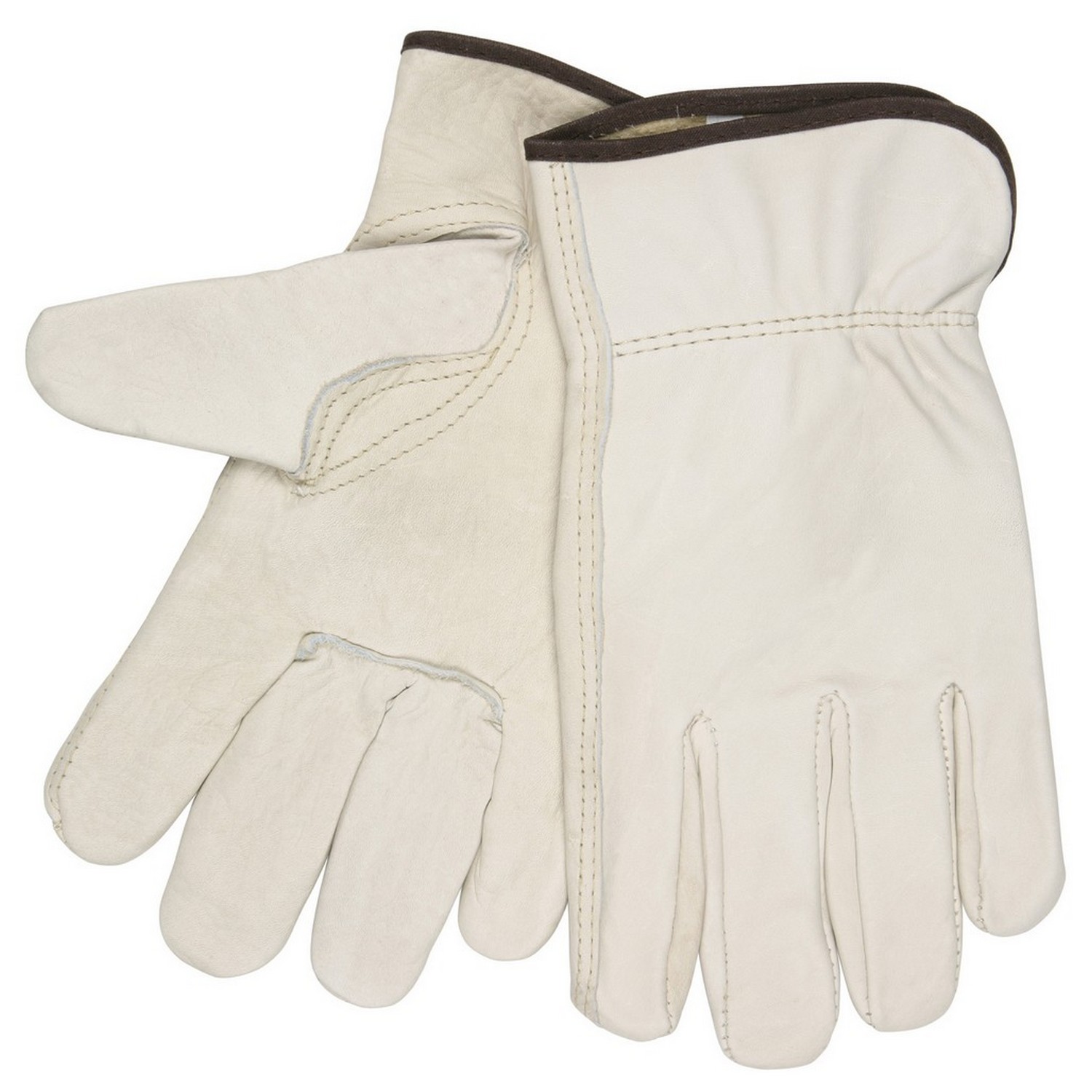 MCR Safety 3211XS Drivers glove, Unlined Select Grain Cow Leather, Keystone Thumb
