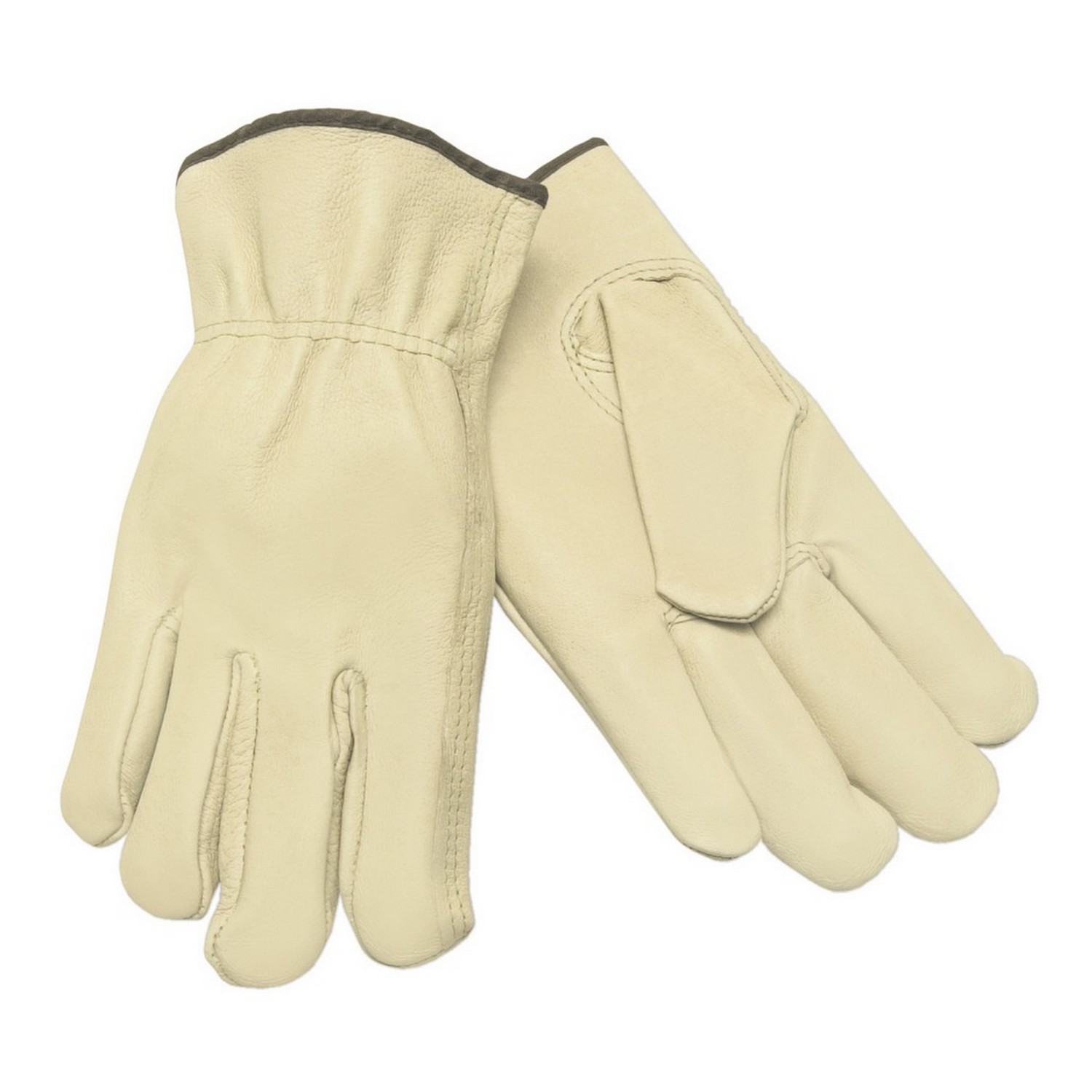 MCR Safety 3411S Drivers glove, Unlined Premium Grain Pigskin, Keystone Thumb