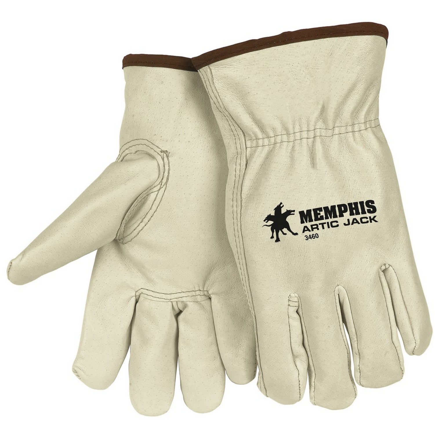MCR Safety 3460S Artic Jack Premium Grain Pigskin,Thermosock Lined, Keystone Thumb