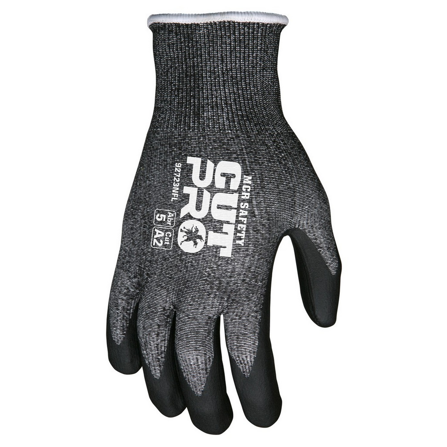 MCR Safety 92723NFS Memphis Cut Pro, 13 Gauge HPPE/Synthetic Shell, Black Nitrile Foam Palm