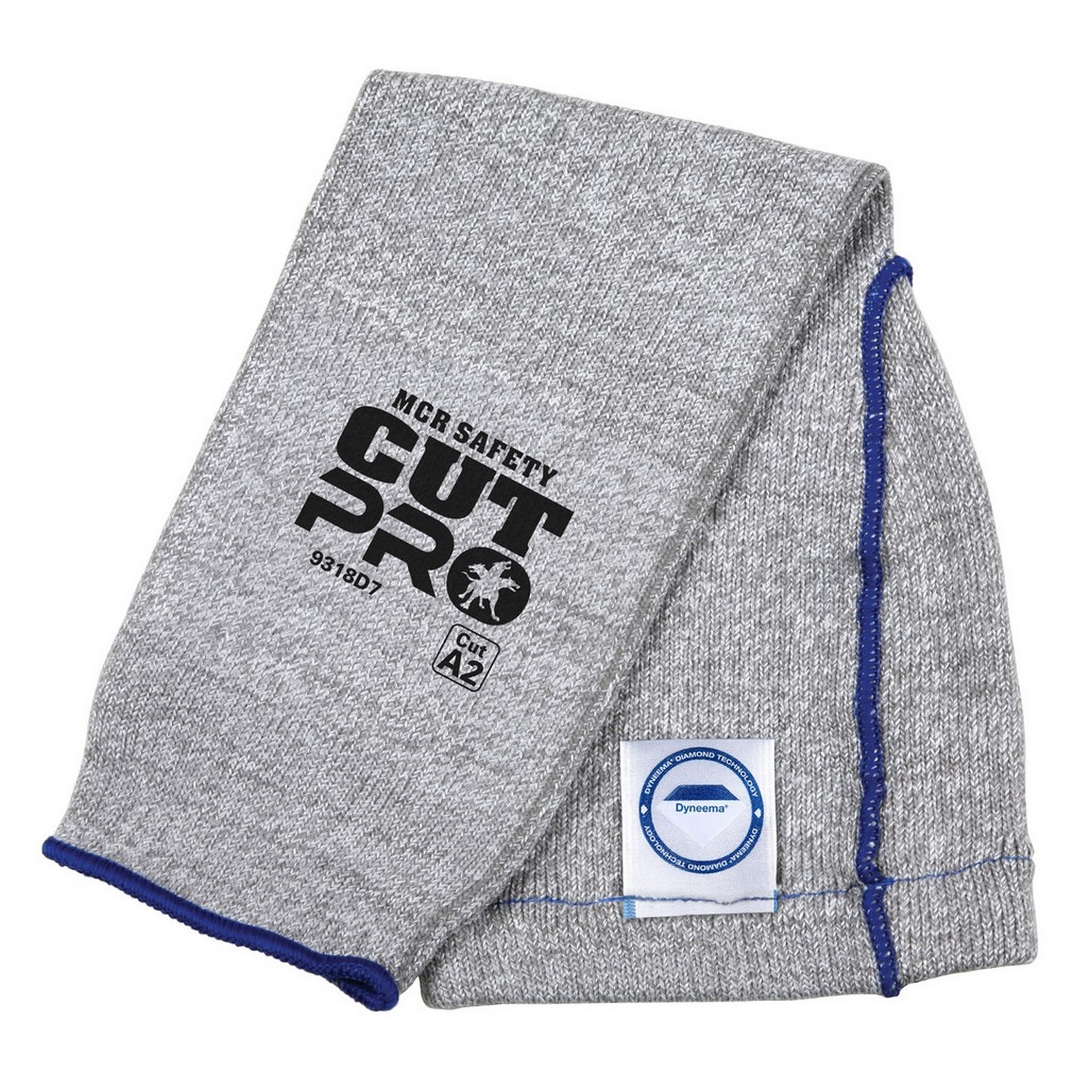 MCR Safety 9318D7 7 Gauge Dyneema Cut Resistant Sleeve, ANSI A2, 18 inch length