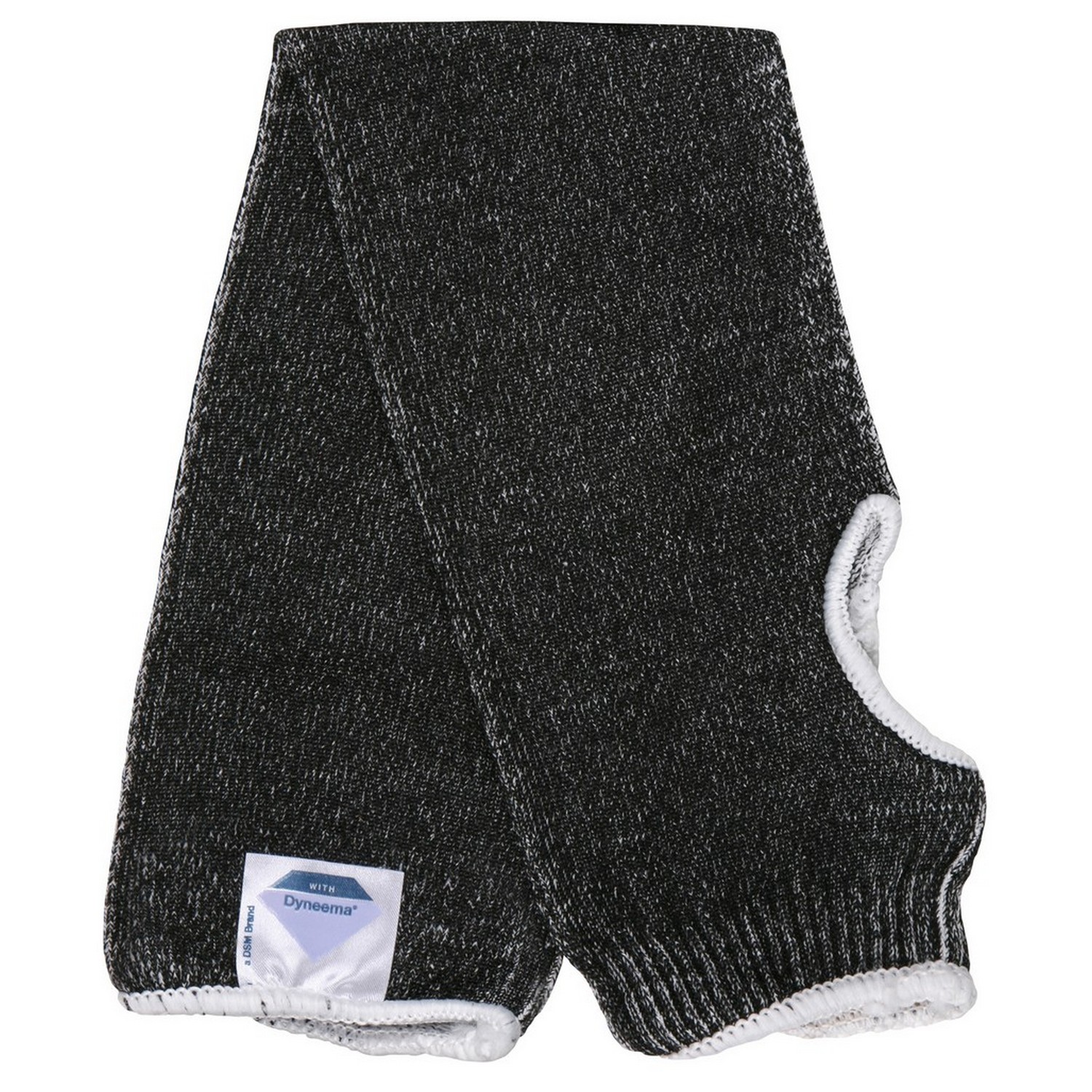 MCR Safety 9318D7MT 7 Gauge Salt and Pepper Dyneema Sleeve, 18 " with Thumb Slot