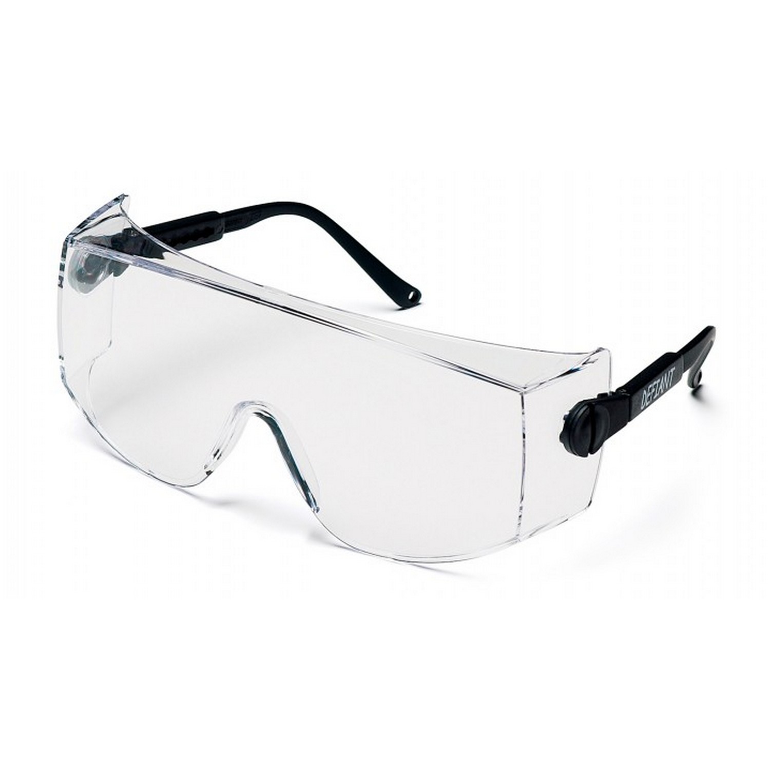 Pyramex Safety SB1010SJ Defiant - Black Temples/Clear Lens-Over Prescription - Jumbo Safety Glasses