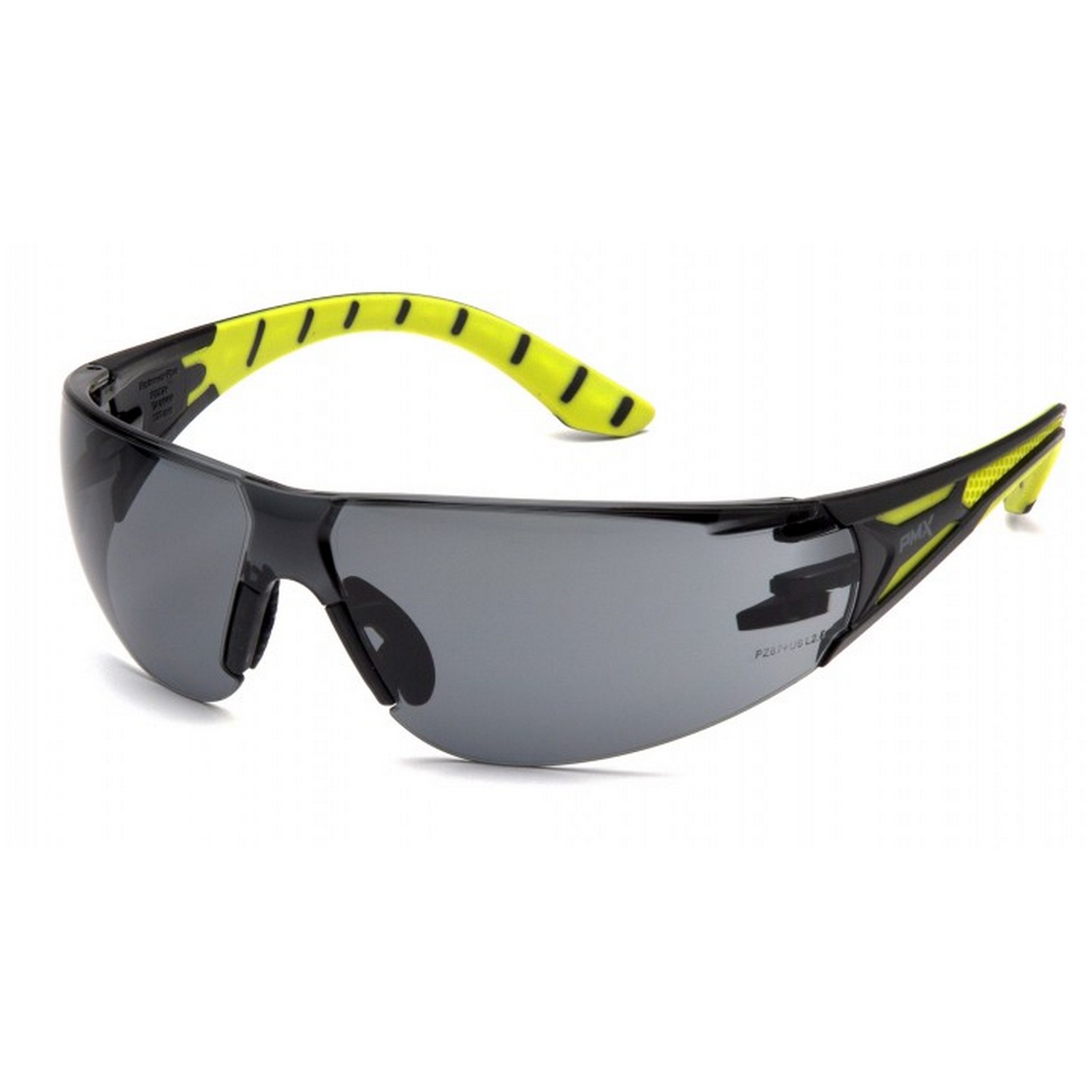 Pyramex Safety SBGR9620S Endeavor Plus - Black-Green Frame/Gray Lens Safety Glasses