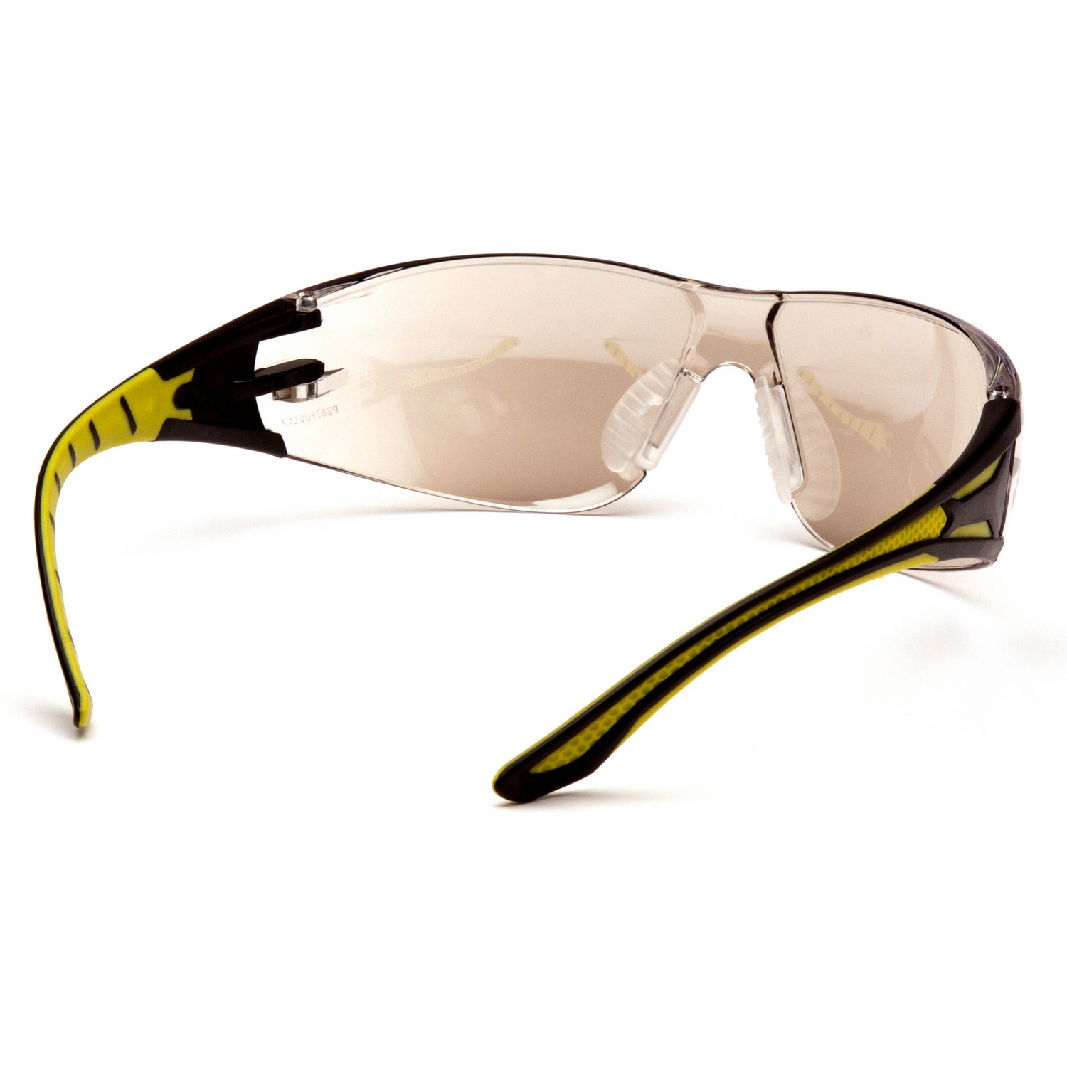 Pyramex Safety SBGR9680S Endeavor Plus - Black-Green Frame/Indoor-Outdoor Lens Safety Glasses