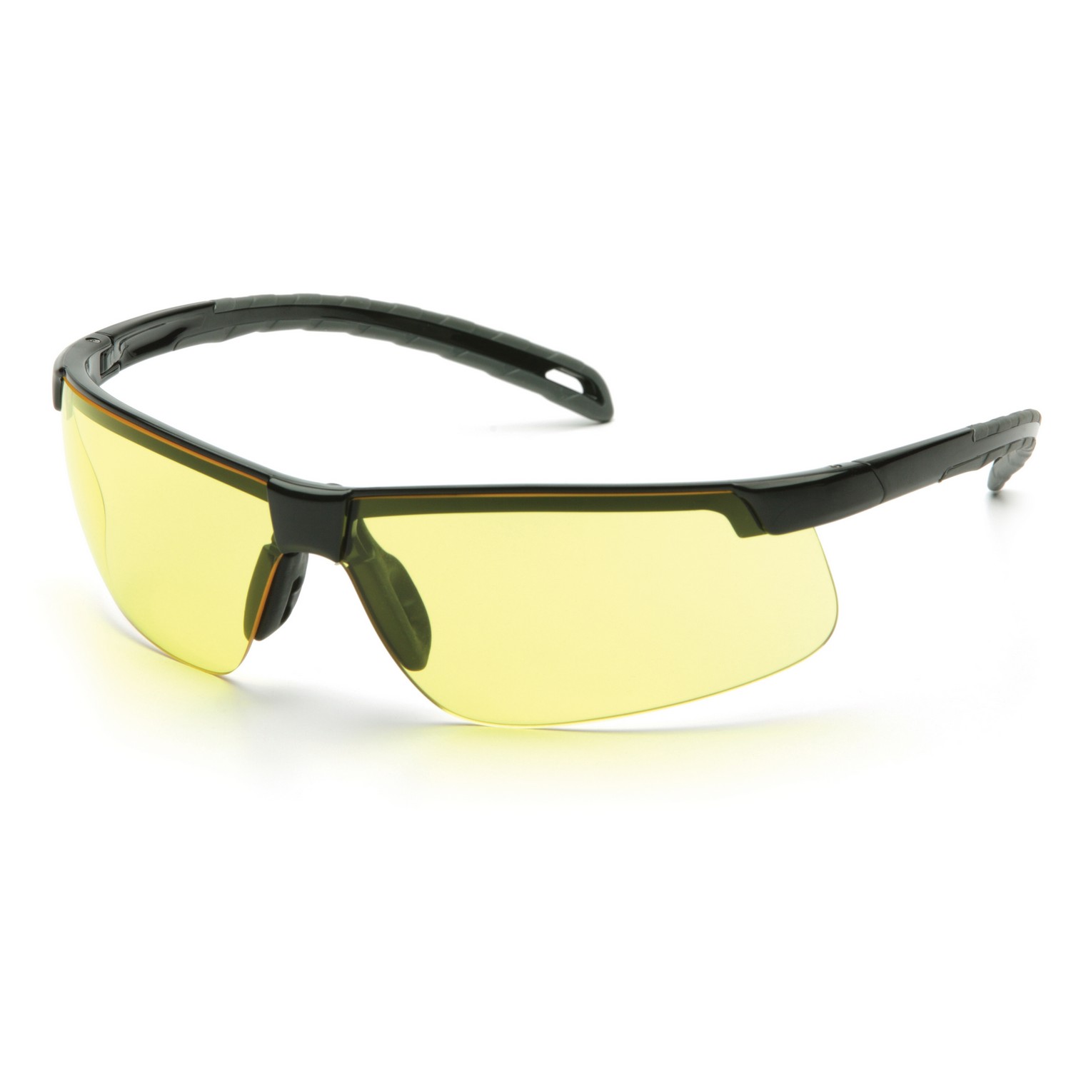 Pyramex Safety SB8630D Ever-Lite - Black Frame/Amber Lens Safety Glasses