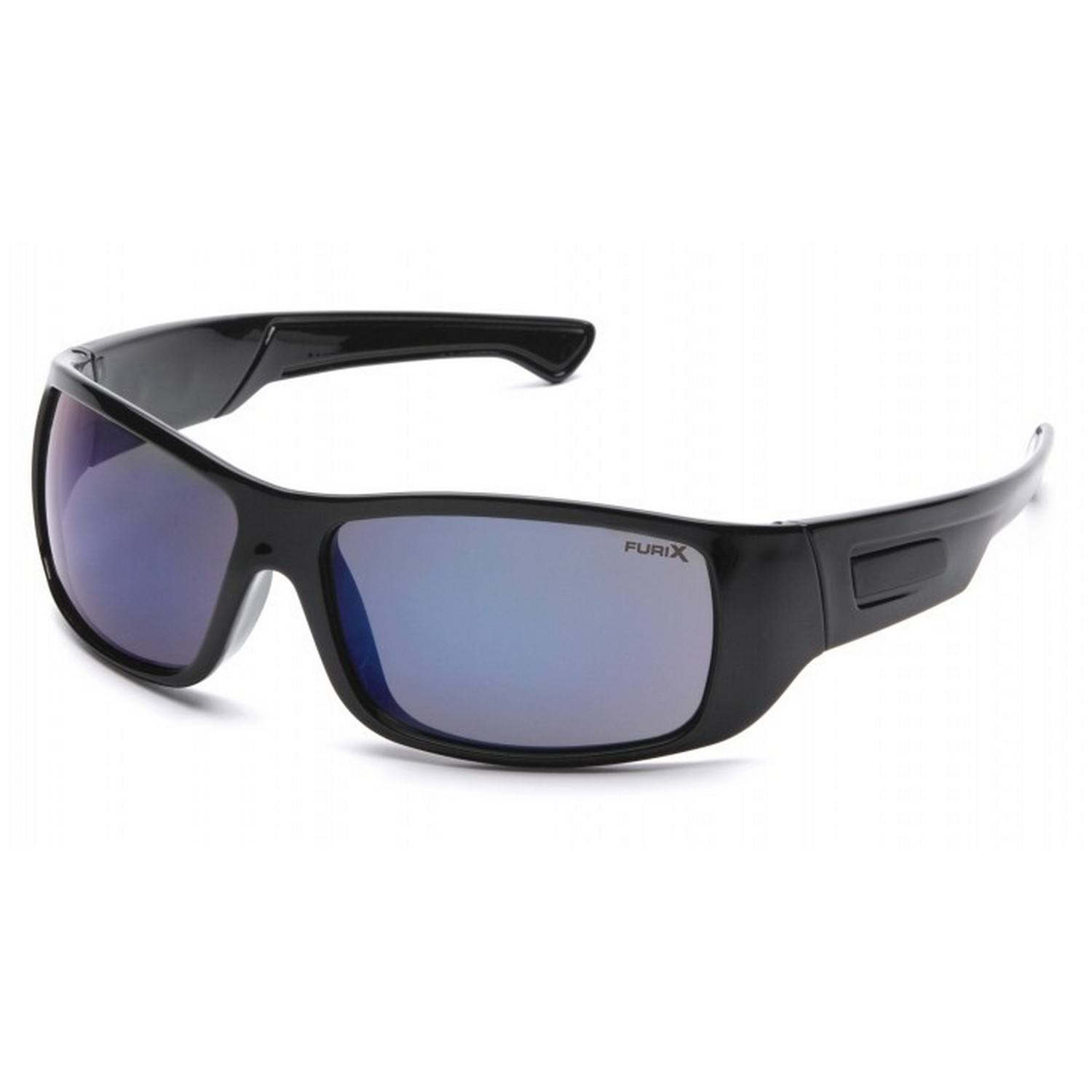 Pyramex Safety SB8575DT Furix - Black Frame/Blue Mirror Anti-Fog Safety Glasses