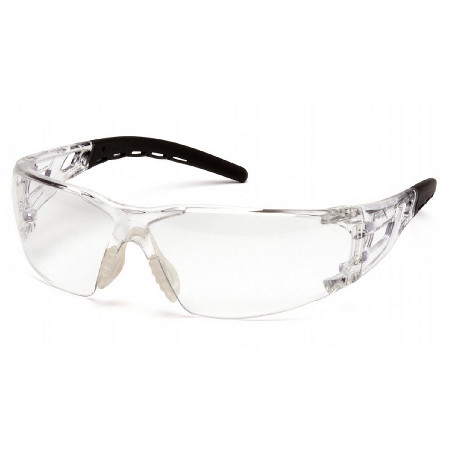 Pyramex Safety SB10210ST Fyxate - Black frame/Clear H2X Anti-Fog Safety Glasses