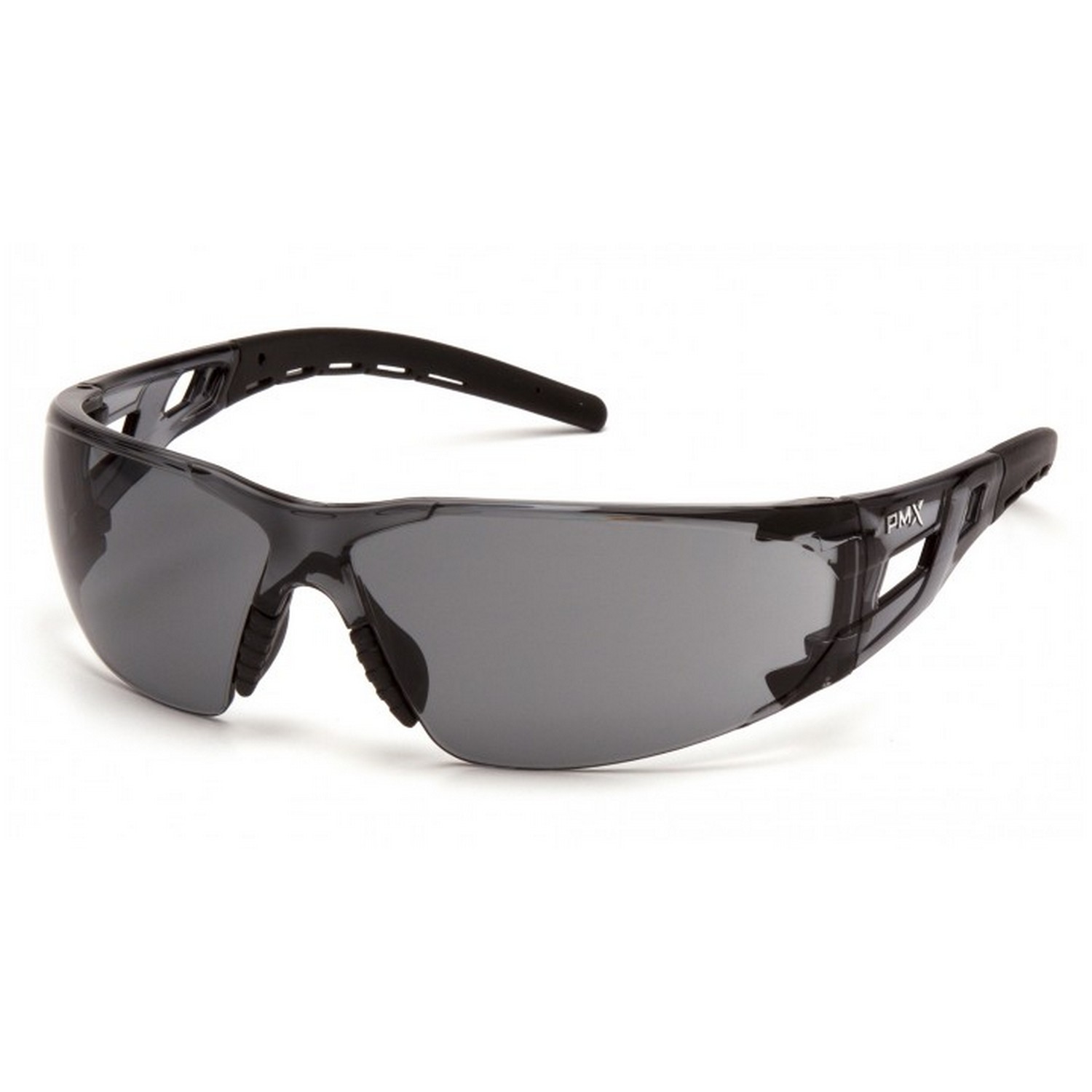 Pyramex Safety SB10220ST Fyxate - Black frameGray H2X Anti-Fog Safety Glasses