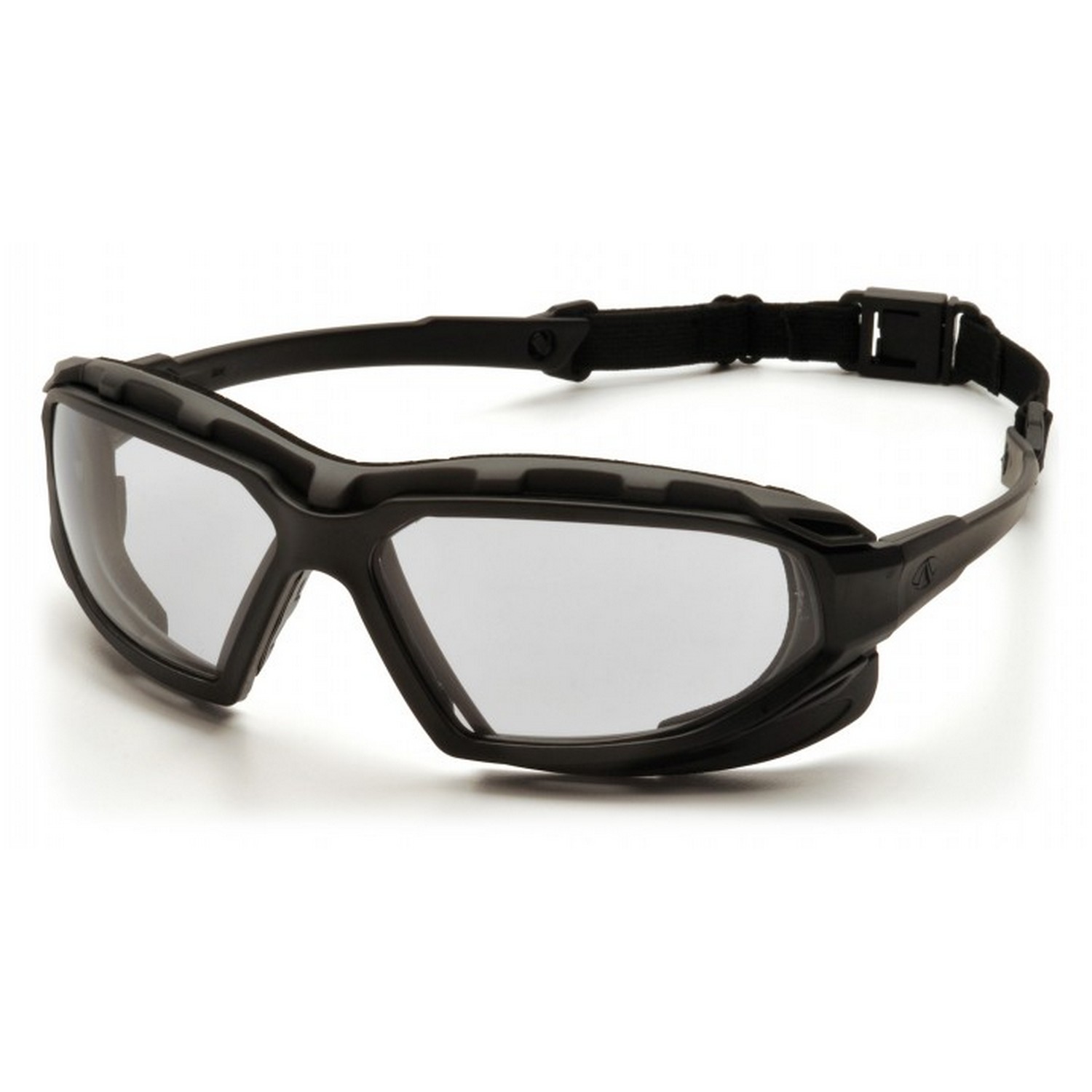 Pyramex Safety SBG5010DT Highlander Plus - Black-Gray Frame/Clear Anti-Fog Lens Safety Glasses