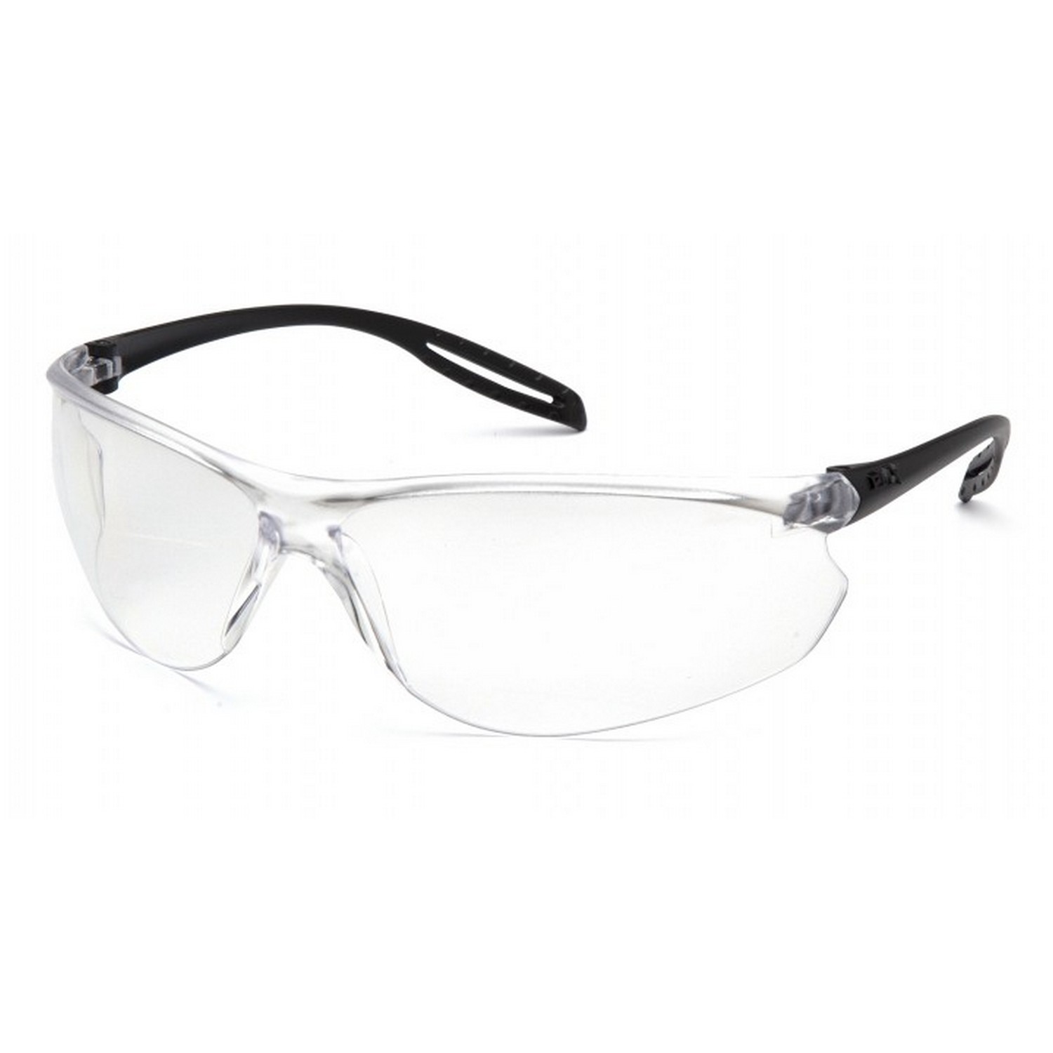 Pyramex Safety S9710S Neshoba - Black Temples/Clear Lens Safety Glasses