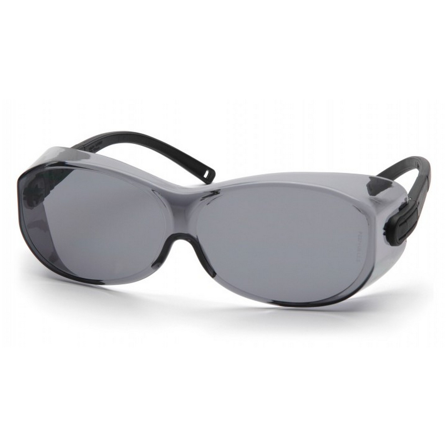 Pyramex Safety S7520SJ OTS XL - Black Temples Gray Lens Safety Glasses