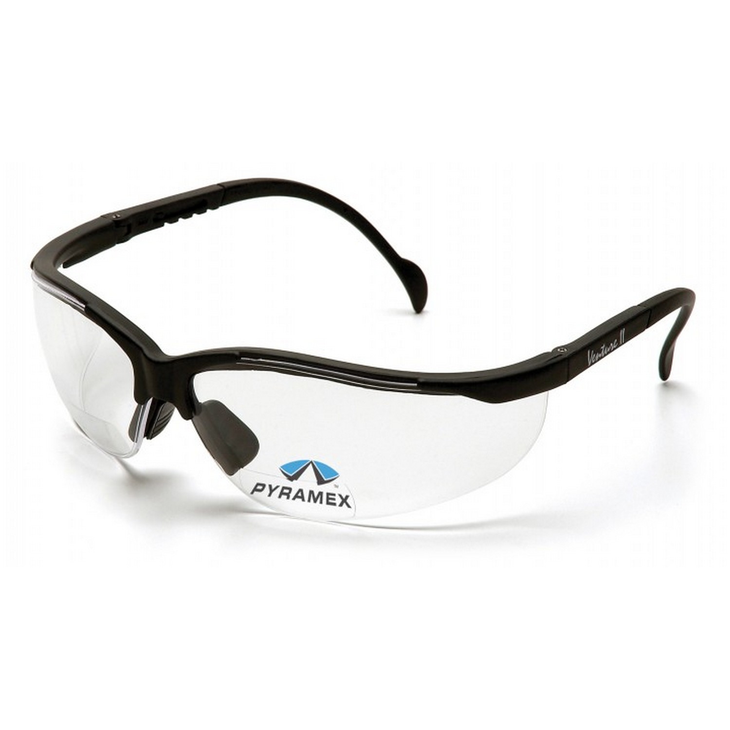 Pyramex Safety SB1810R25 V2 Readers - Black Frame/Clear + 2.5 Lens Safety Glasses