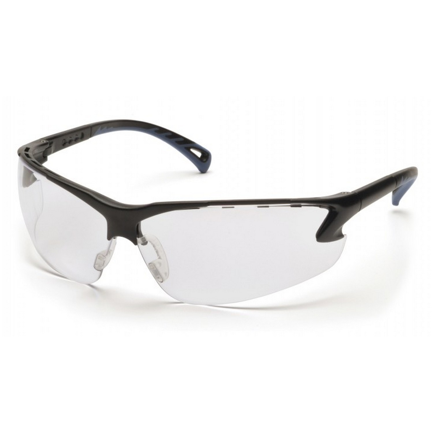 Pyramex Safety SB5710DT Venture 3 - Black Frame/Clear Anti-Fog Lens Safety Glasses