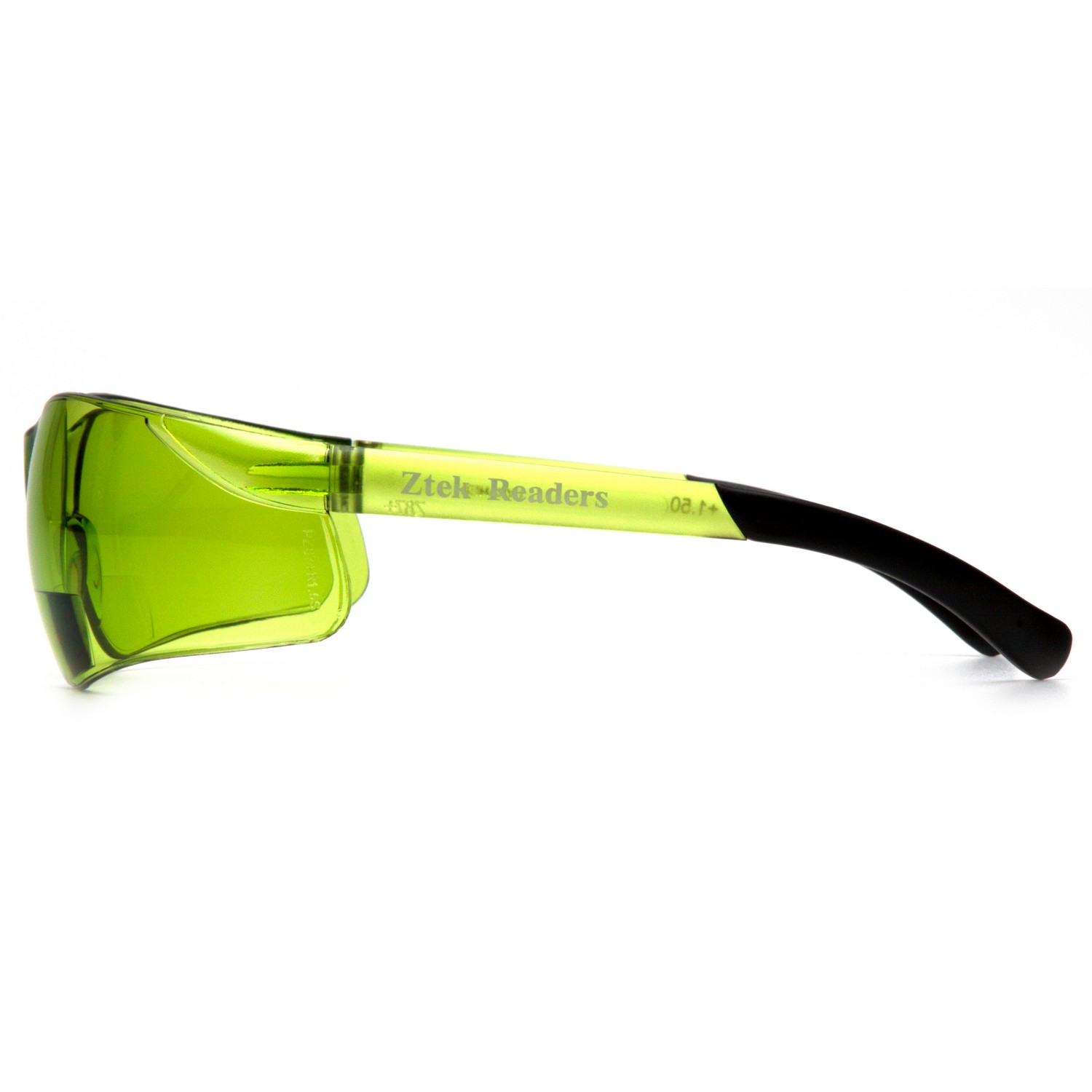 Pyramex Safety S2514R15 Ztek Readers - Pale Gree Frame/IR 1.5 Pale Green + 1.5 Lens Safety Glasses