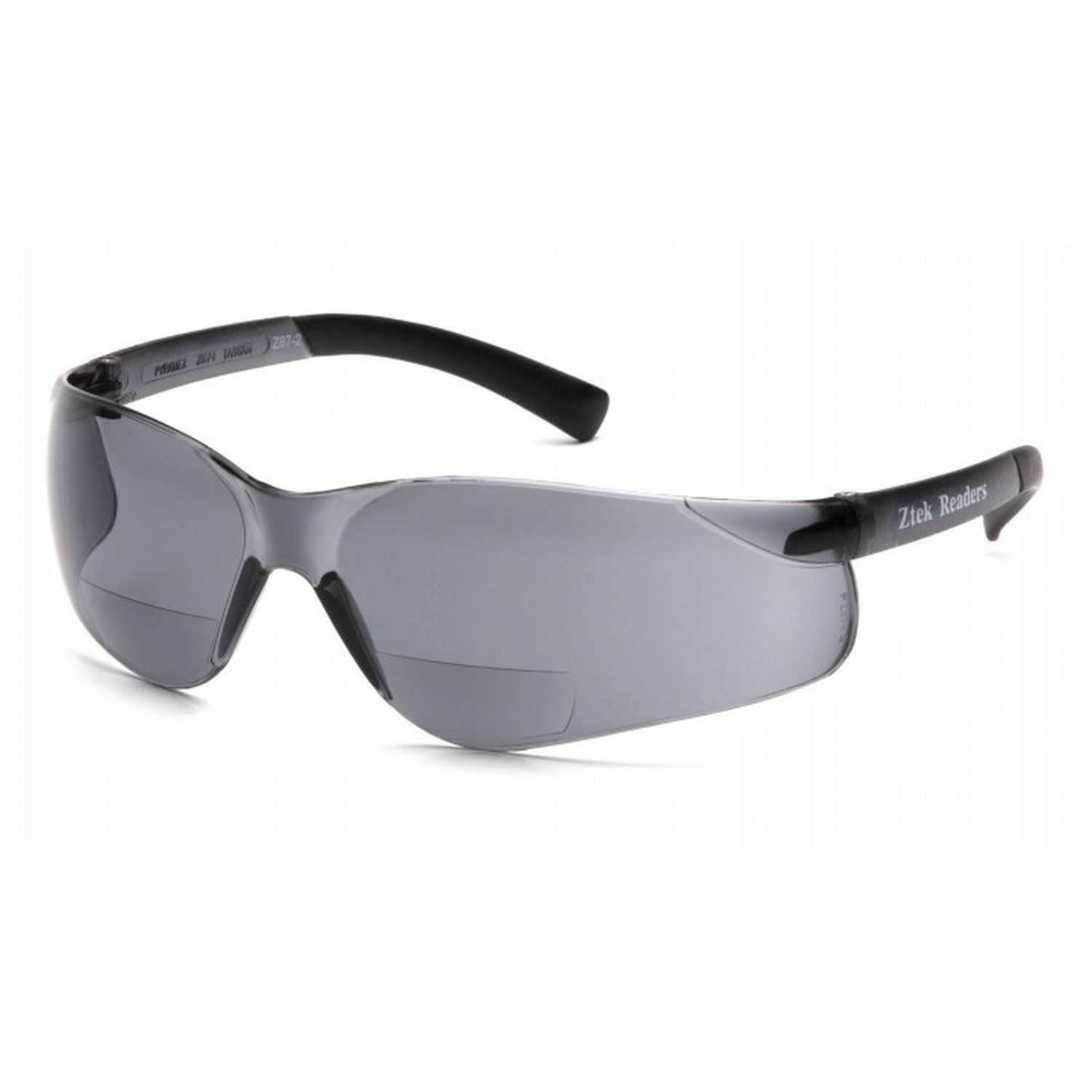 Pyramex Safety S2520R25 Ztek Readers - Gray Frame/Gray + 2.5 Lens Safety Glasses