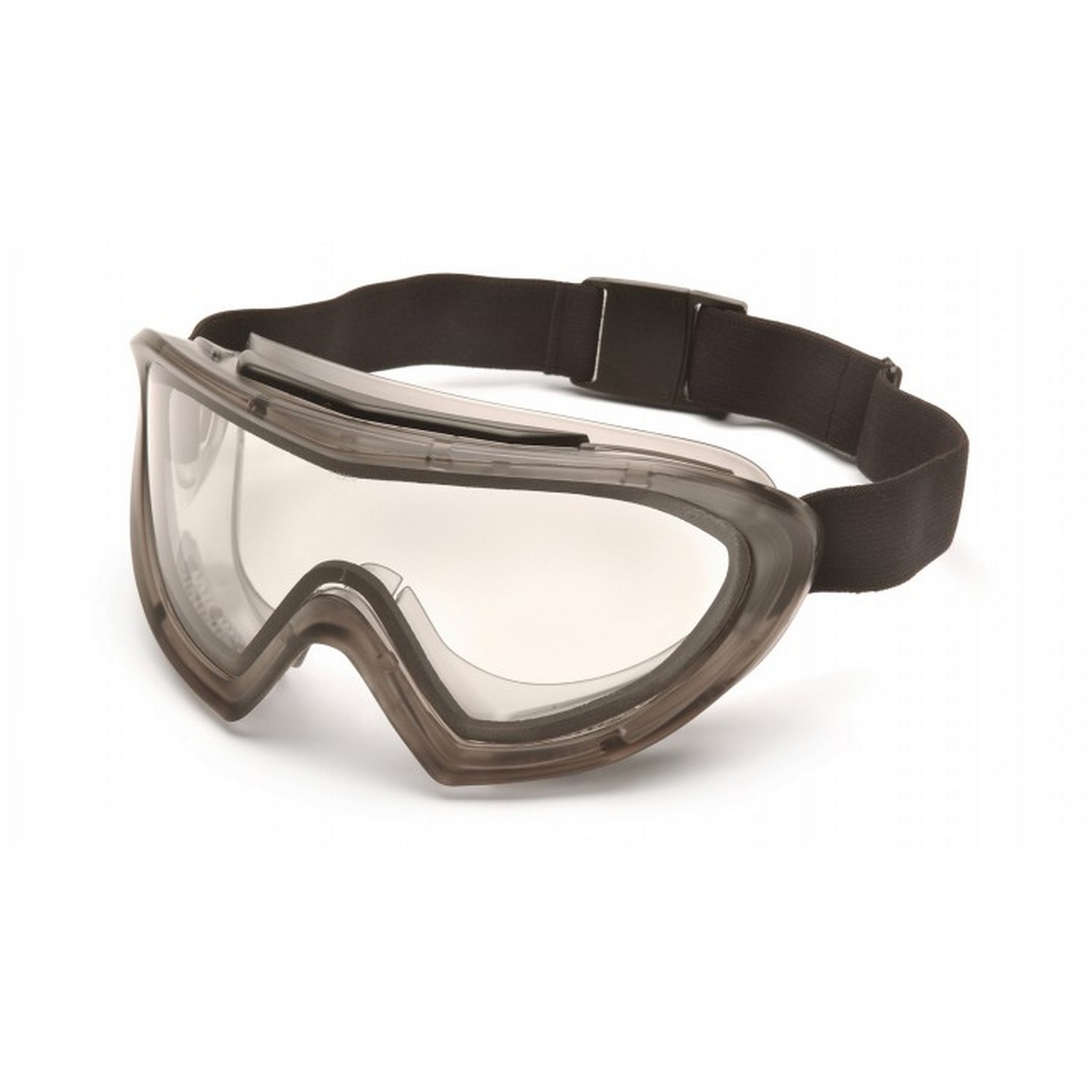 Pyramex Safety GG504T Capstone - Direct/Indirect-Gray Frame/Clear Anti-Fog Lens Safety Glasses