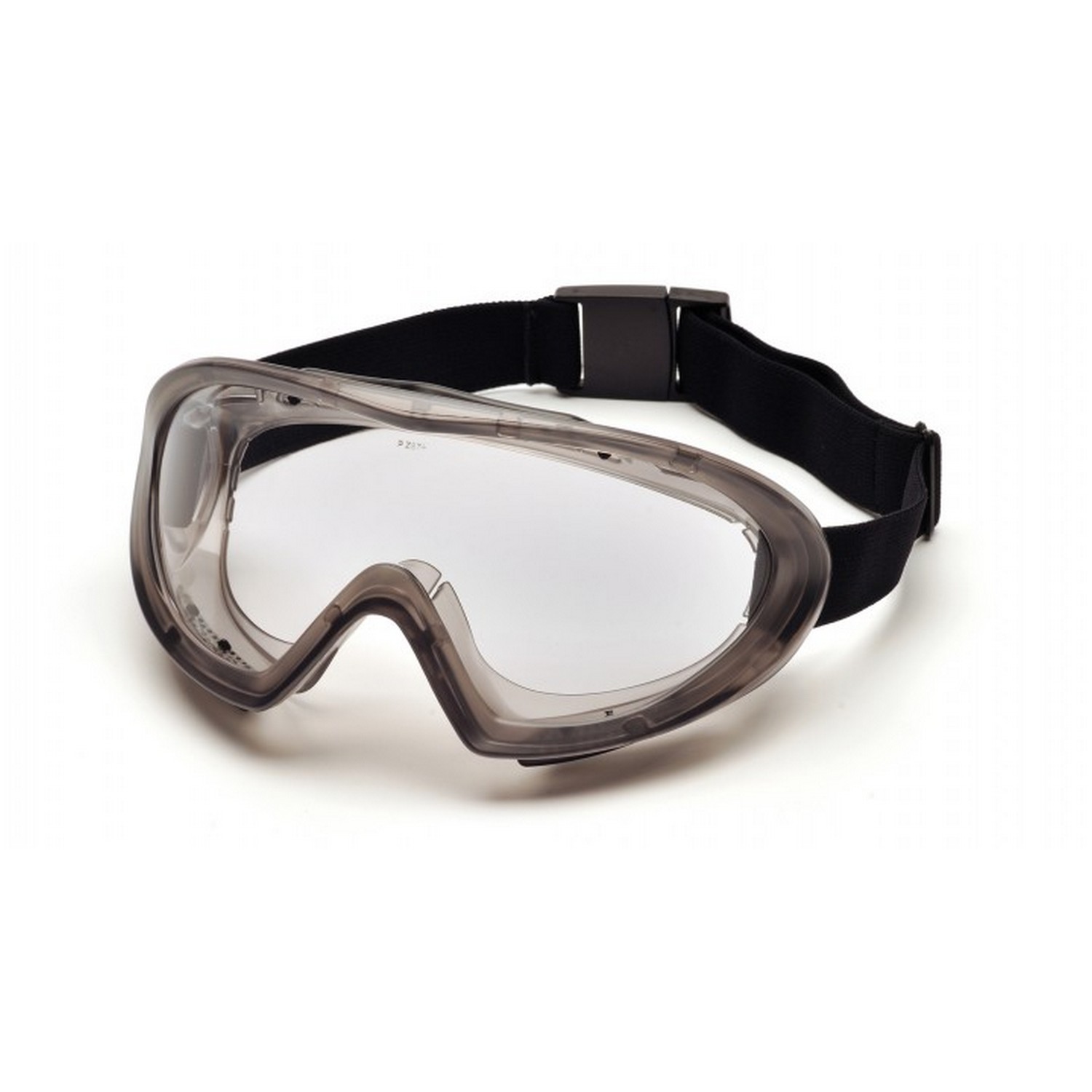 Pyramex Safety G504DT Capstone - Direct/Indirect-Gray Frame/Clear Anti-Fog Dual Lens Safety Glasses