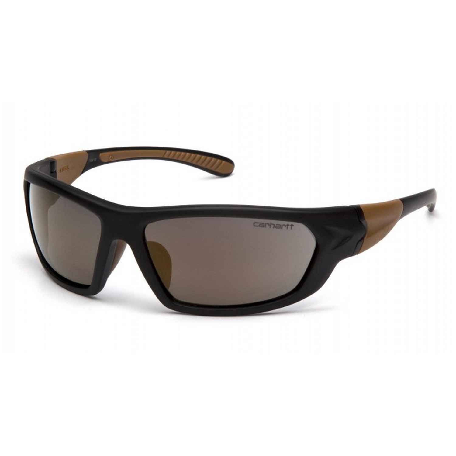 Pyramex Safety CHB290D Carhartt - Carbondale - Safety Eyewear - Black Frame/Antique Mirror Lens Safety Glasses
