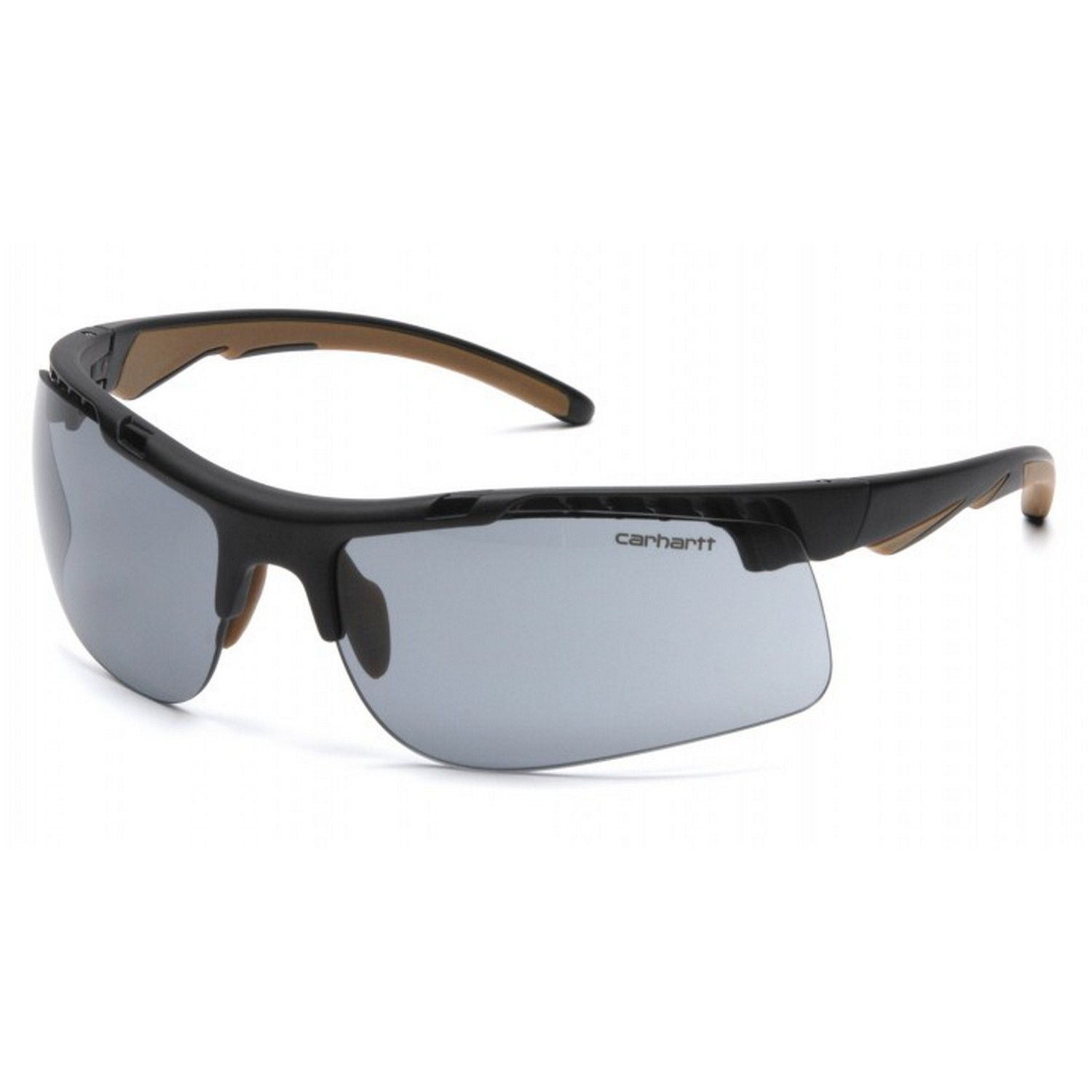 Pyramex Safety CHB720DT Carhartt - Rockwood - Safety Eyewear - Black Frame/Gray Anti-Fog Lens Safety Glasses
