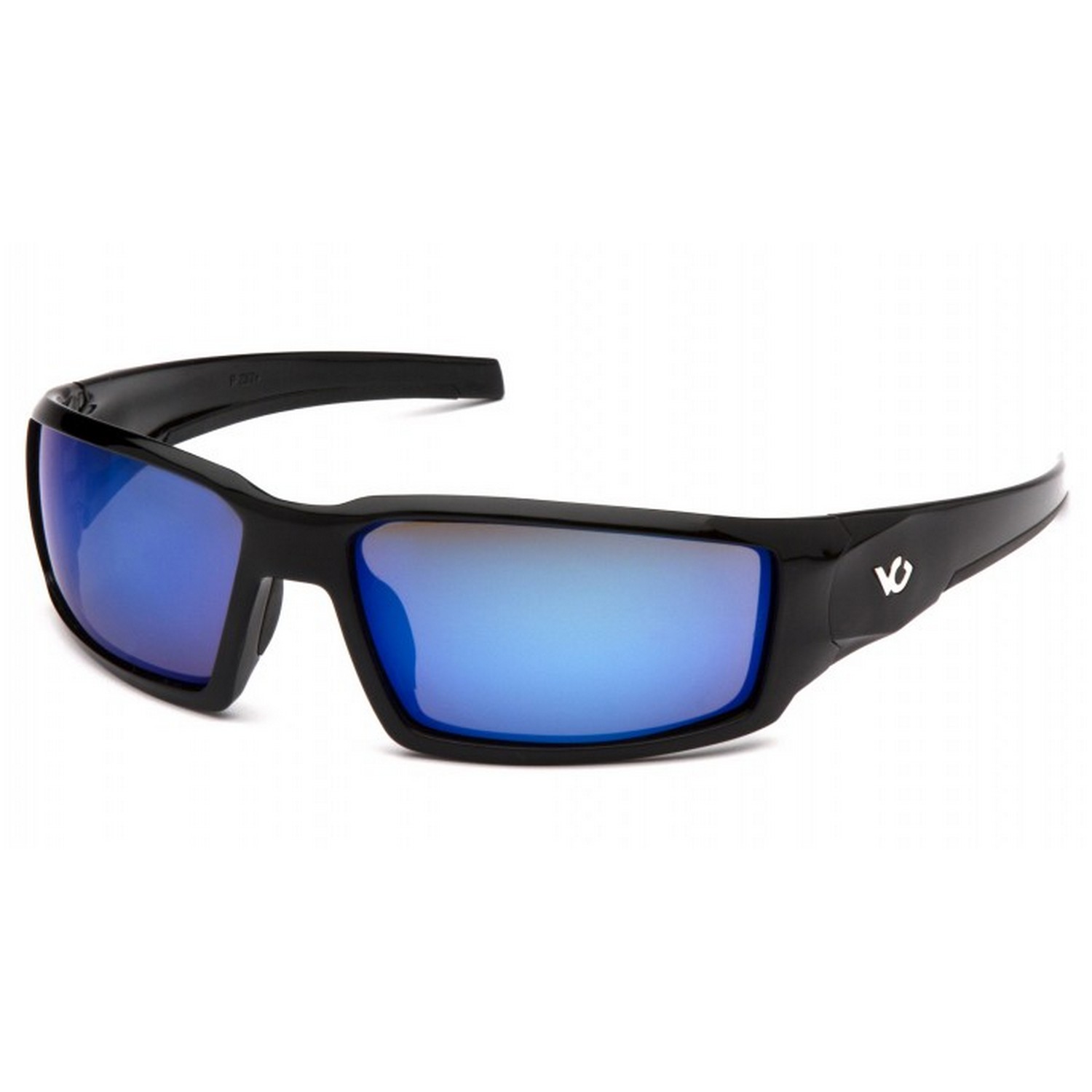 Pyramex Safety VGSB565T Venture Gear - Pagosa - Black Frame/Ice Blue Mirror Anti-Fog Lens Safety Glasses
