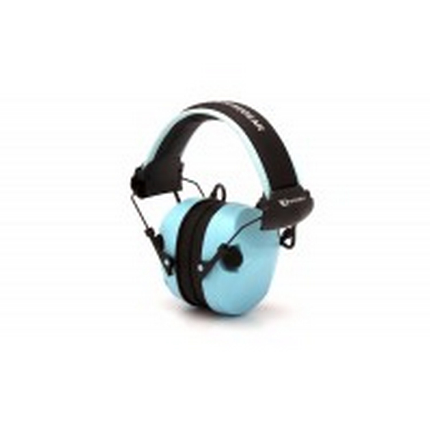 Pyramex Safety VGPME26 Venture Gear - Powder blue electronic earmuff with black headband