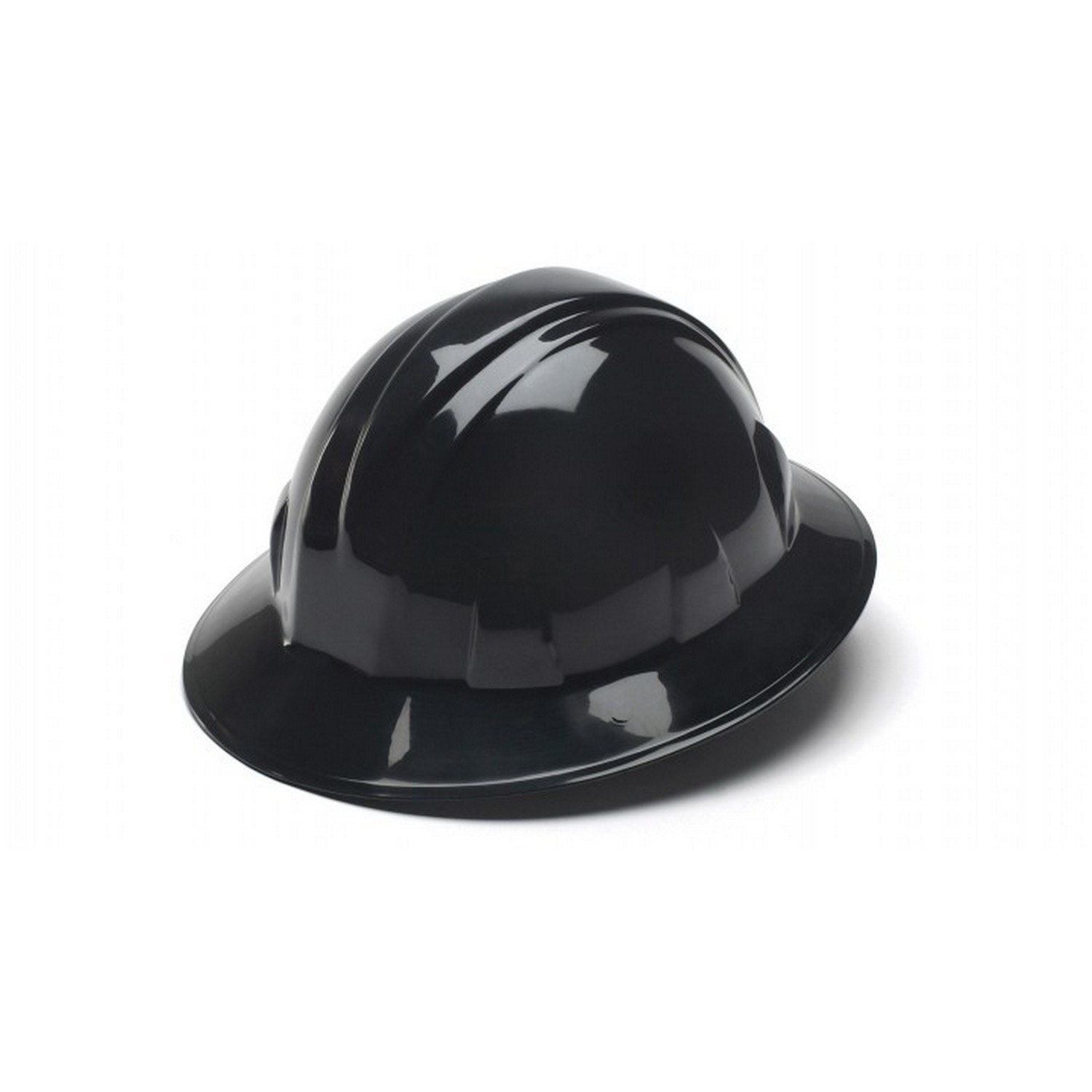 Pyramex Safety HP24111 SL Series Full Brim Hard Hat - Black-Full Brim 4 Pt Ratchet Suspension