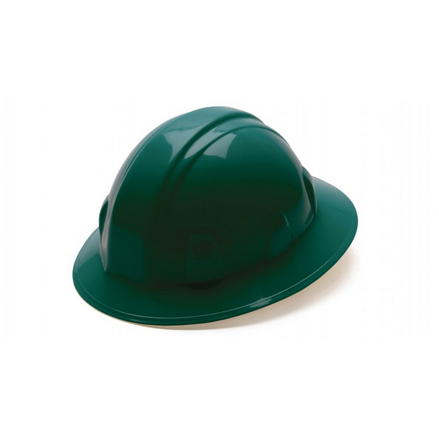 Pyramex Safety HP24135 SL Series Full Brim Hard Hat - Green-Full Brim 4 Pt Ratchet Suspension