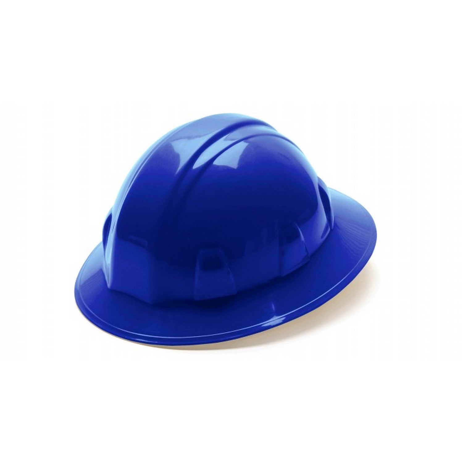 Pyramex Safety HP24160 SL Series Full Brim Hard Hat - Blue -Standard Shell 4 Pt Ratchet Suspension