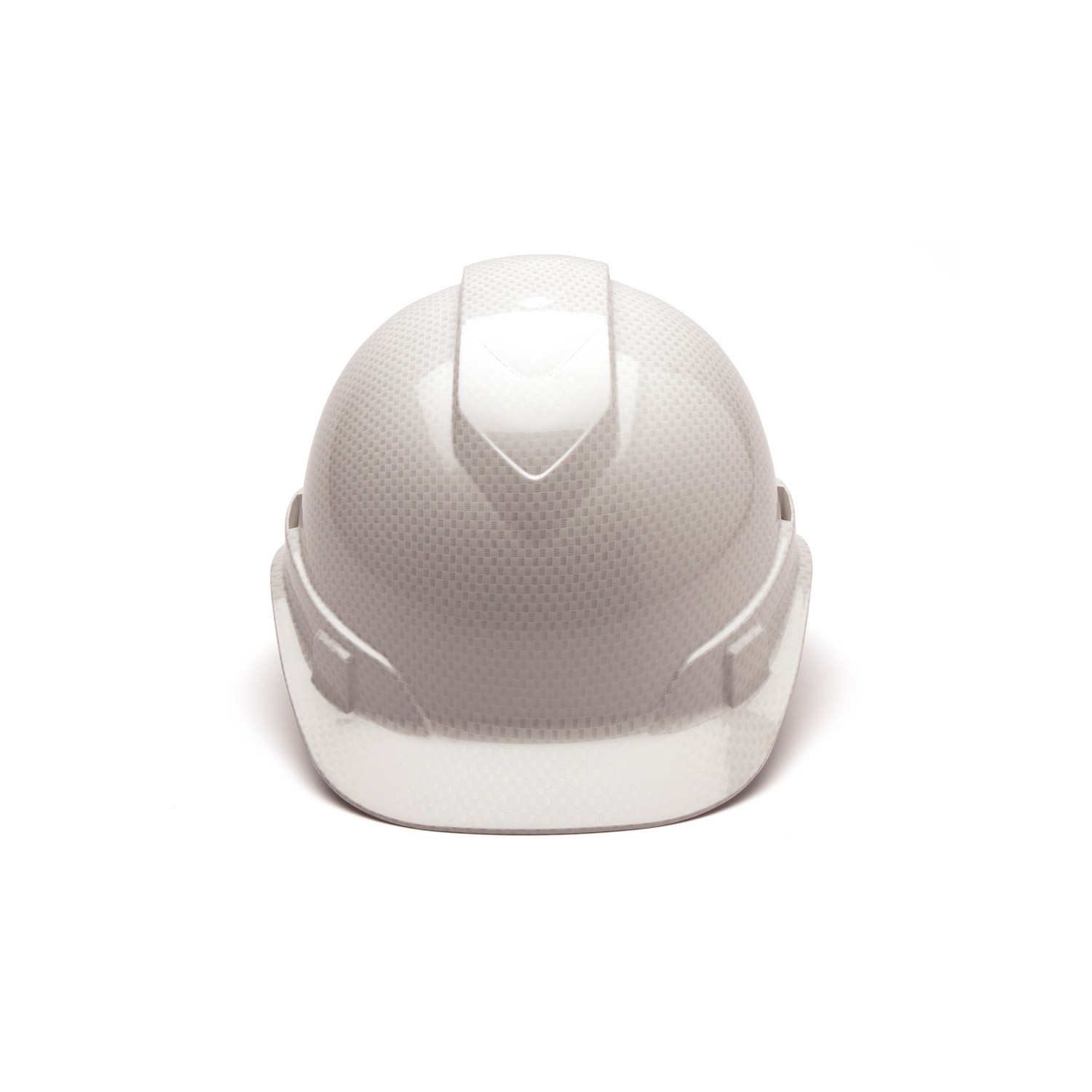 Pyramex Safety HP44116SV Ridgeline Cap Style Vented Hard Hat - Shiny White Graphite Pattern -Ridgeline Cap Style Vented 4 Pt Ratchet Suspension
