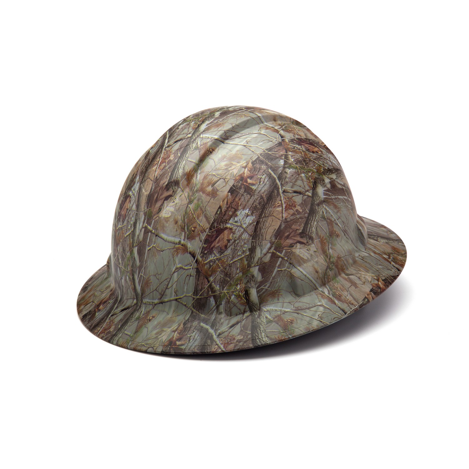Pyramex Safety HP54119 Ridgeline Full Brim Hard Hat - Matte Camo Pattern -Ridgeline Full Brim 4 Pt Ratchet Suspension