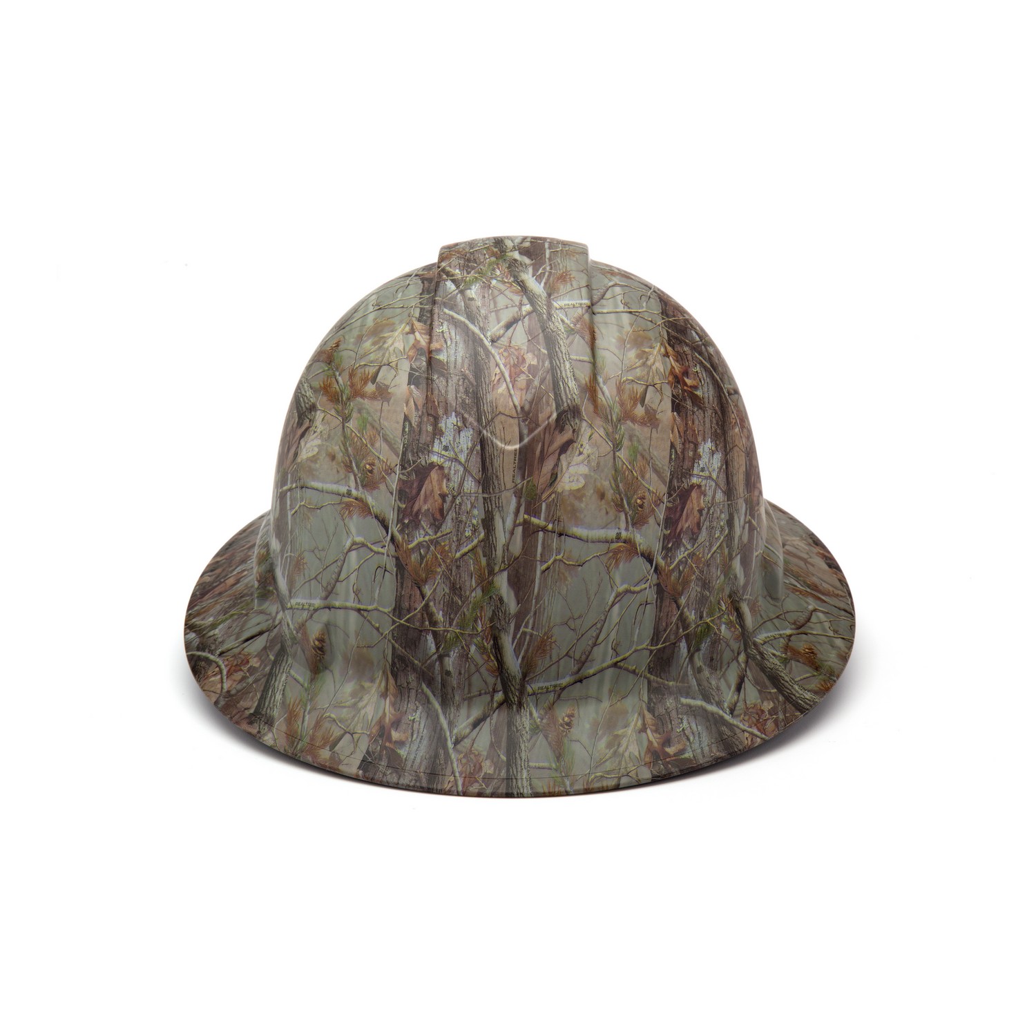 Pyramex Safety HP54119 Ridgeline Full Brim Hard Hat - Matte Camo Pattern -Ridgeline Full Brim 4 Pt Ratchet Suspension