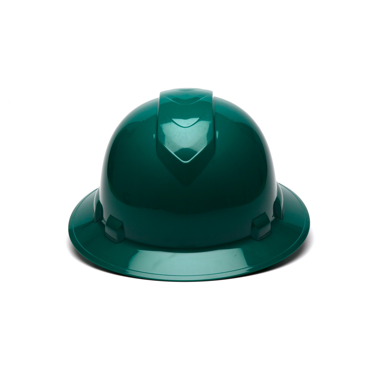 Pyramex Safety HP54135 Ridgeline Full Brim Hard Hat - Green-Ridgeline Full Brim 4 Pt Ratchet Suspension