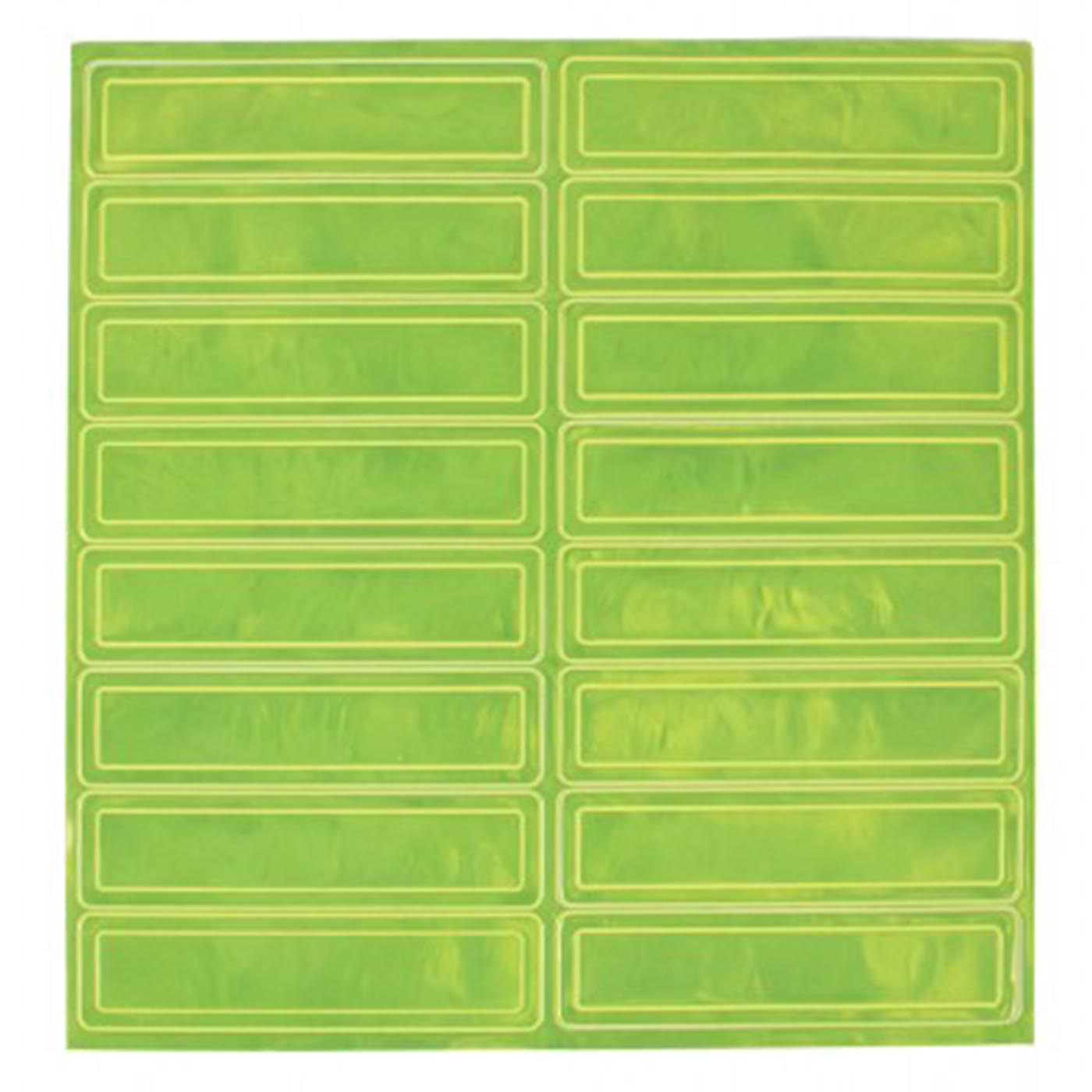 Pyramex Safety HVRSLM Reflective Hard Hat Sticker - Lime