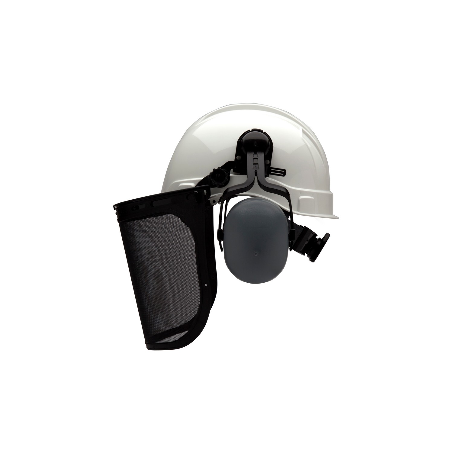 Pyramex Safety FORKIT10 Forestry Kit White Ridgeline Cap Style Hard Hat, S1060, CM6010, HHABCMR