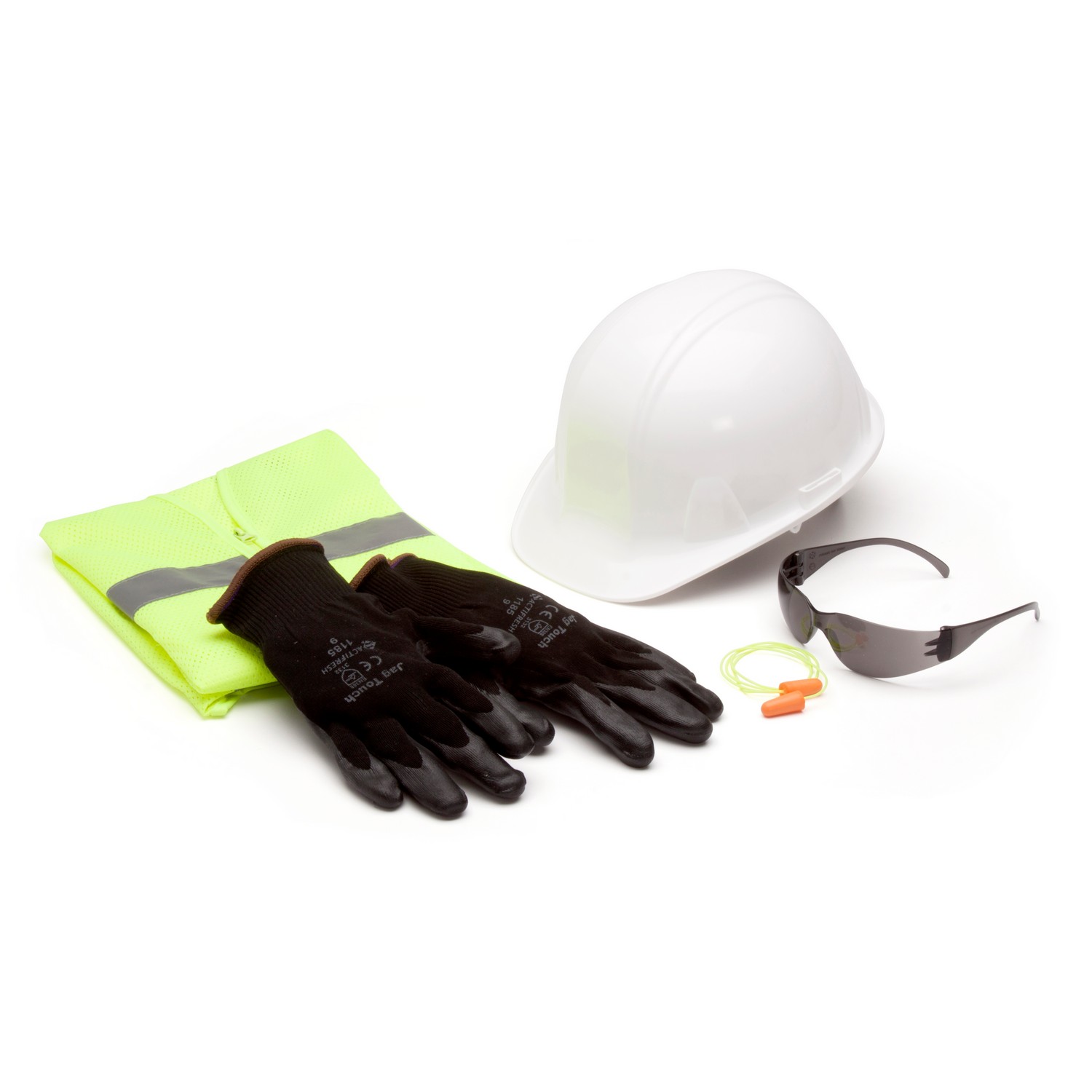 Pyramex Safety NHGX2 New Hire Kit - Kit Includes Gray Intruder S4120S, RVZ2110X2, DP1001, HP14010, and Gloves