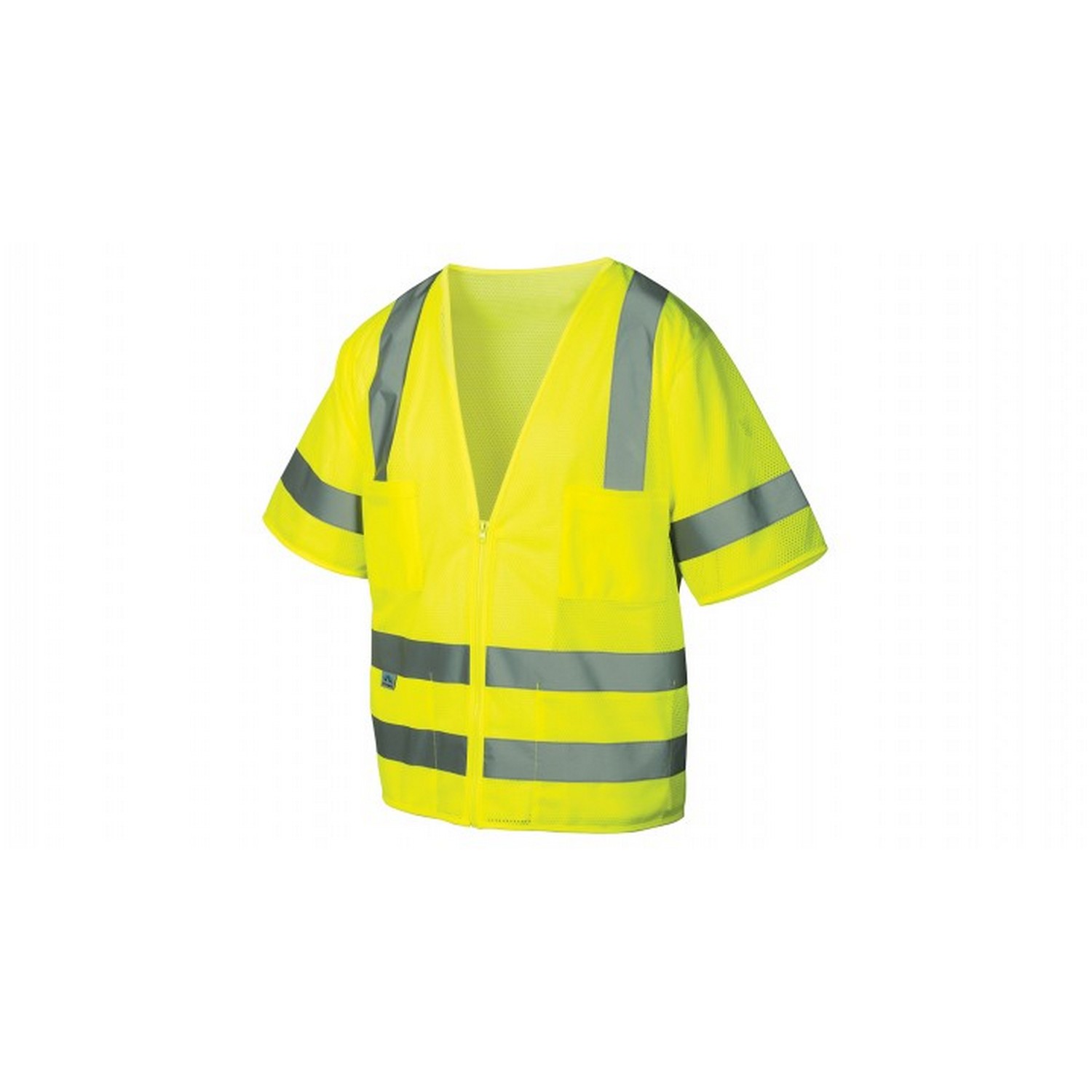 Pyramex Safety RVZ3110 Safety Vest - Hi-Vis Lime ANSI Type R Class 3