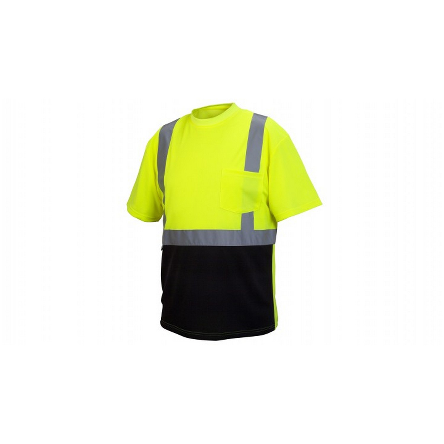 Pyramex Safety RTS2110B T-Shirt - Hi-Vis Lime T-Shirt ANSI Type R Class 2