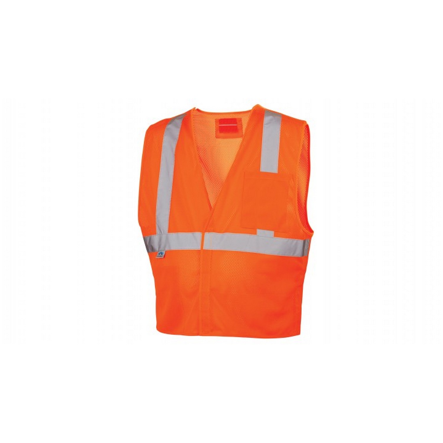 Pyramex Safety RVHL2520BRD Safety Vest - Hi-Vis Orange with 5 point Dring ANSI Type R Class 2