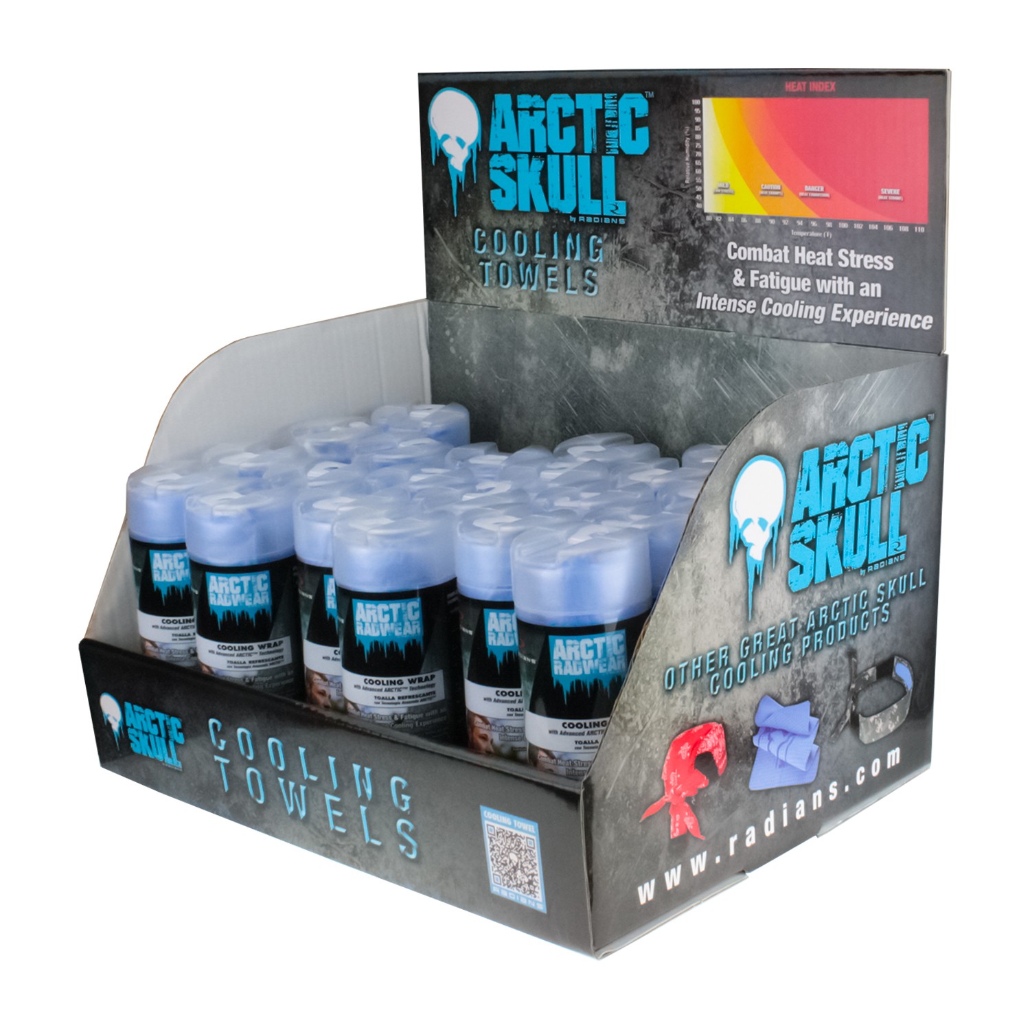 Radians RCS-WCD1 ArcticWear Wrap Display - 24 Blue