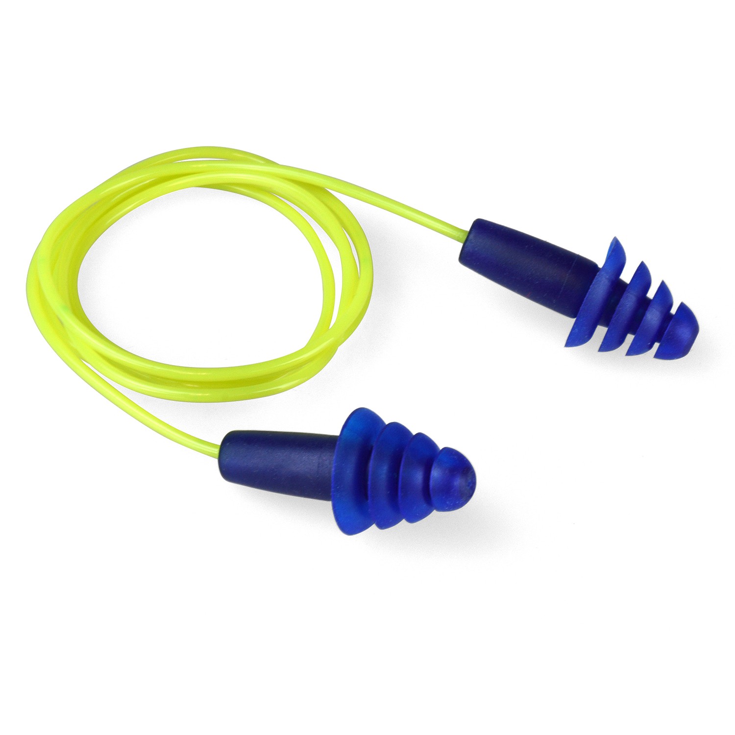 Radians FP43 Corded 4 Flange Reusable Earplug NRR 27