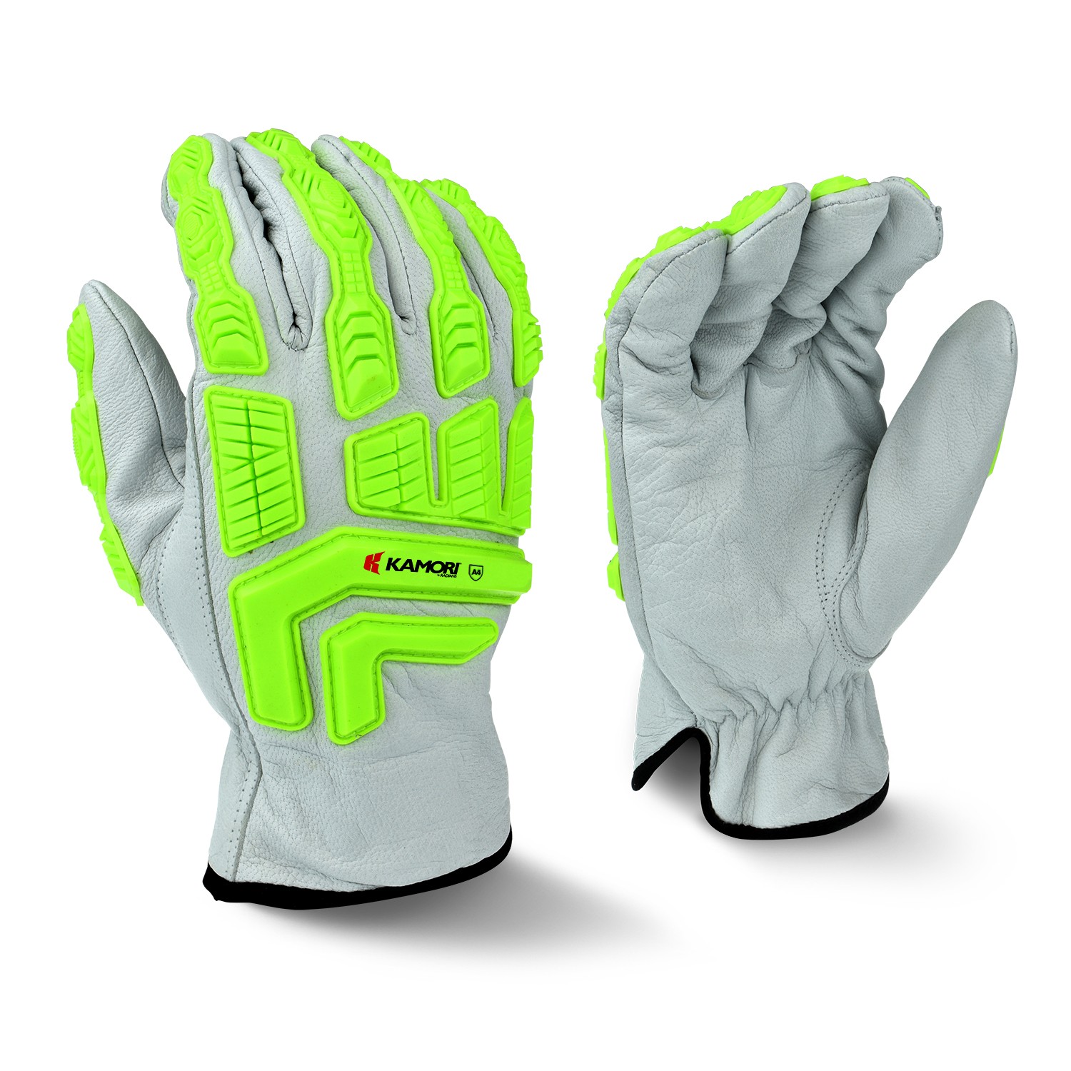 Premium Cow Grain Enhanced Gloves with Aralene : Cut Resistant